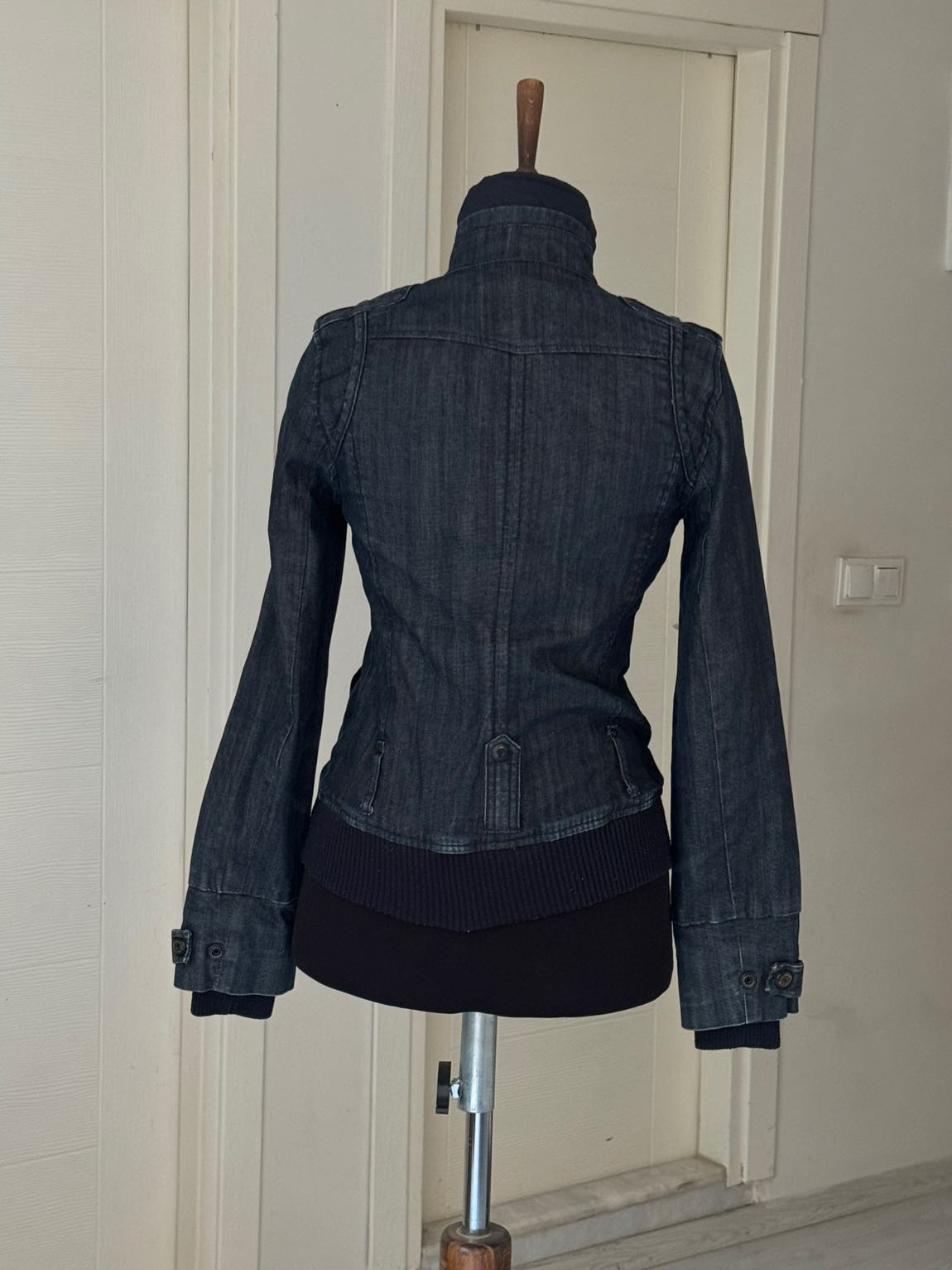 Y2k denim fitted ceket — görsel 2/4