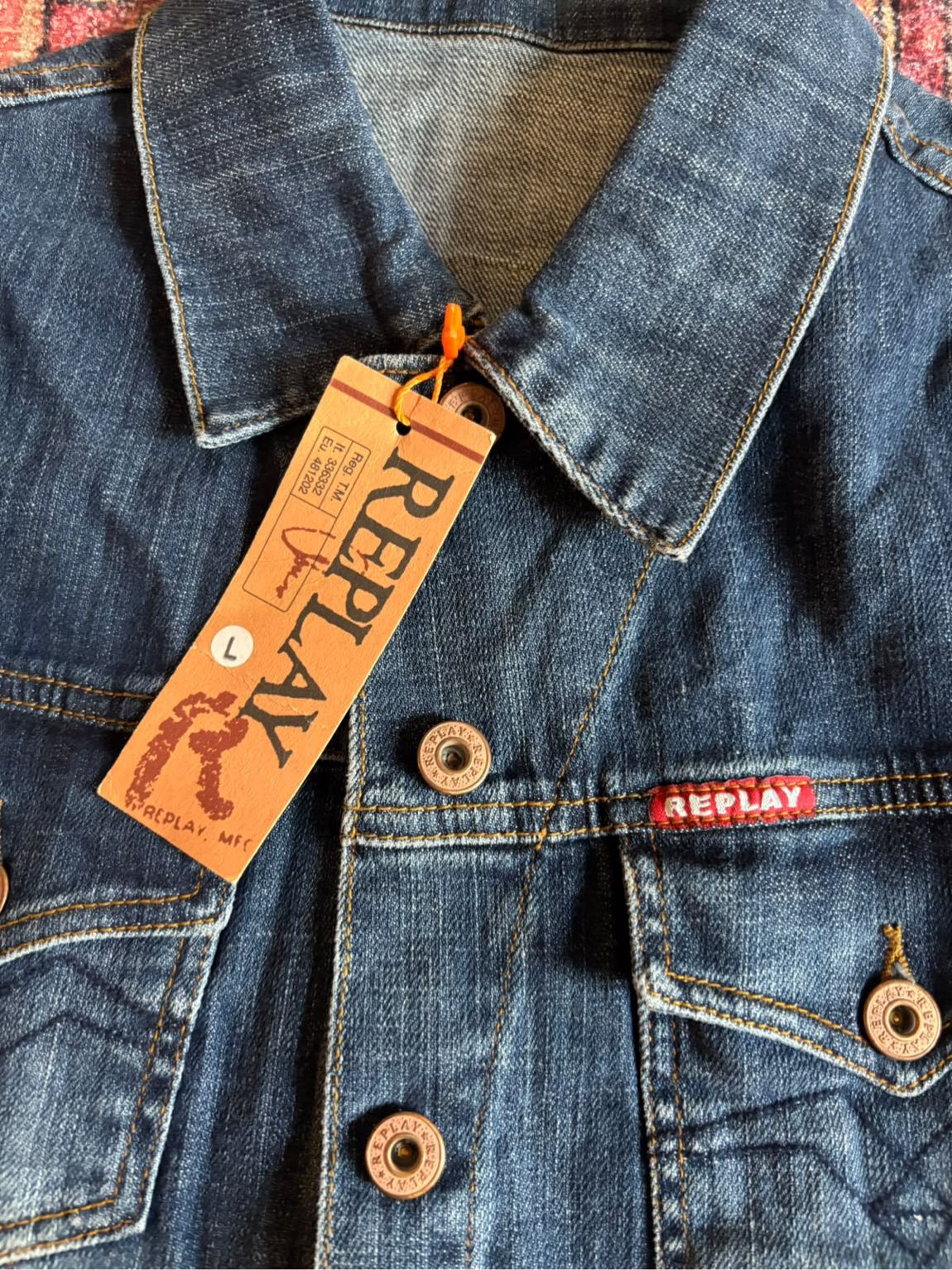 replay 2000's denim trucker jacket — görsel 3/7