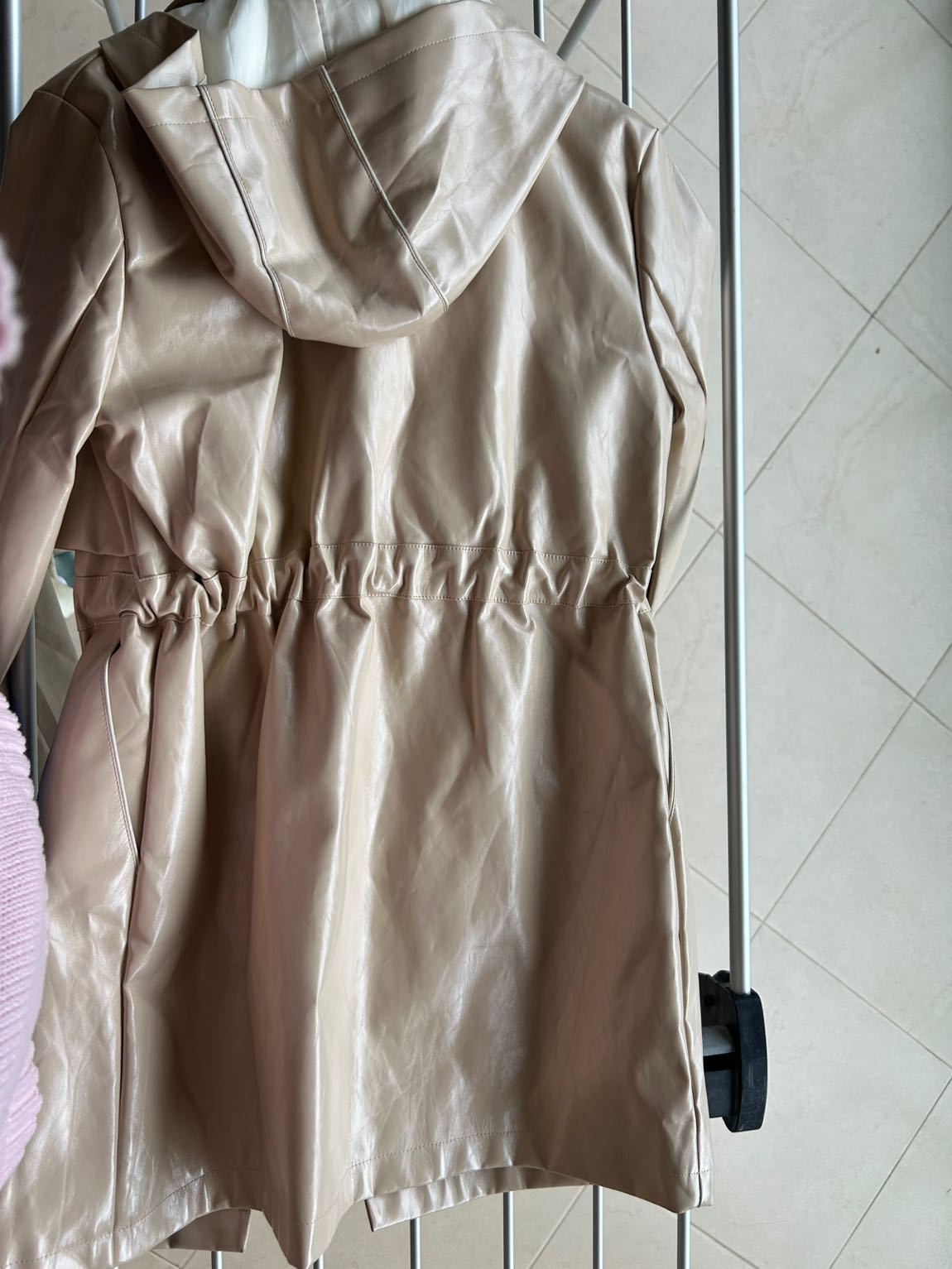 River Island Bej lü yağmurluk mont — görsel 8/8