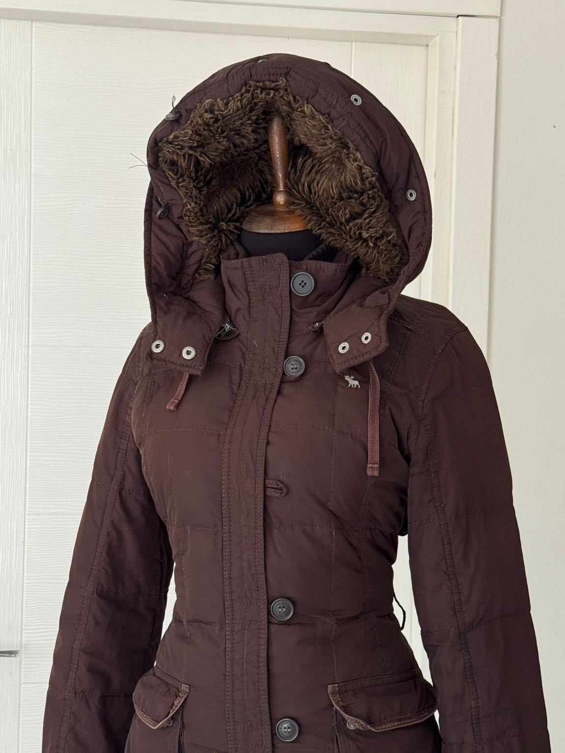 Abercrombie furr fitted kahve mont — görsel 13/16