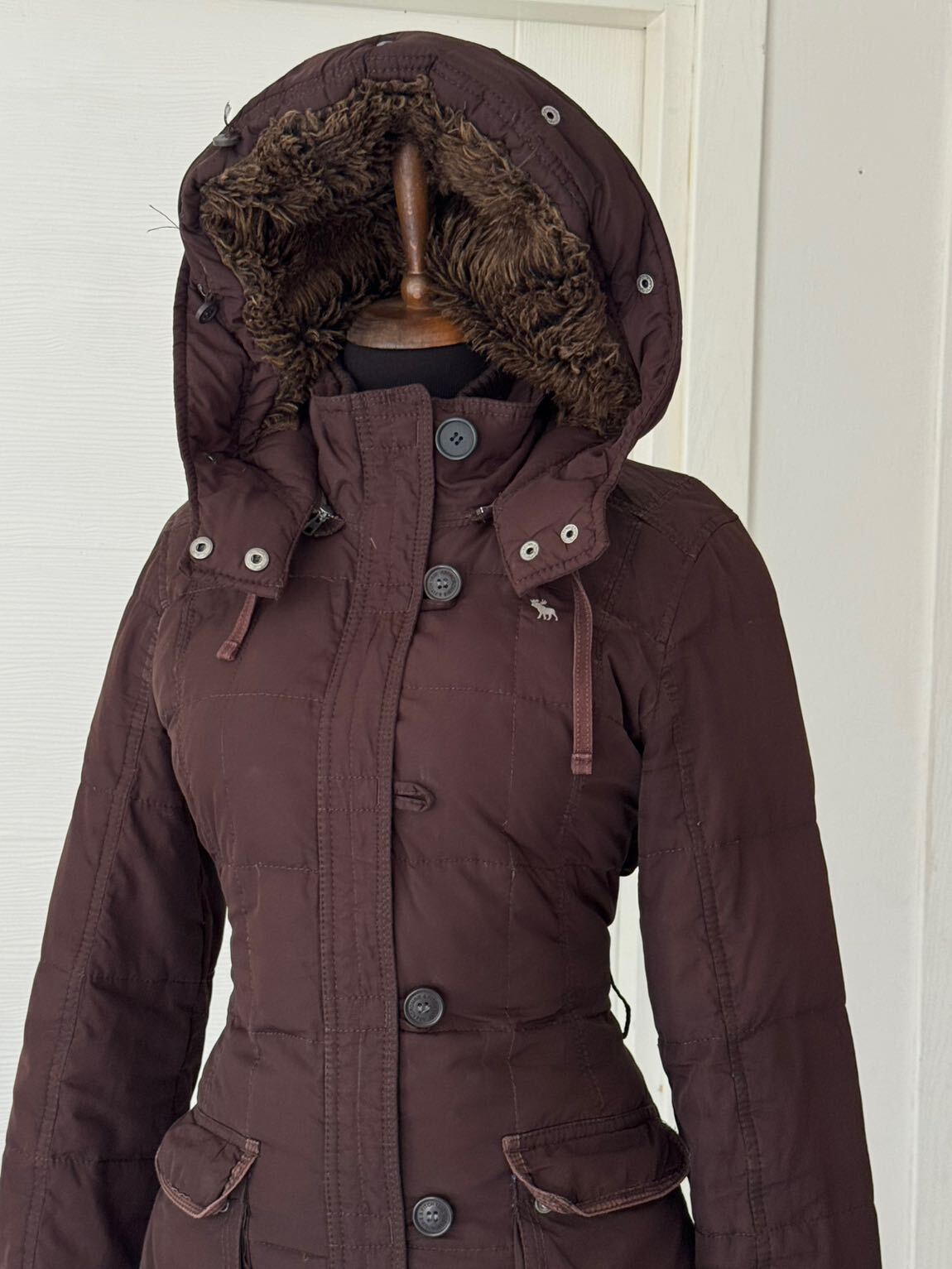 Abercrombie furr fitted kahve mont — görsel 14/16