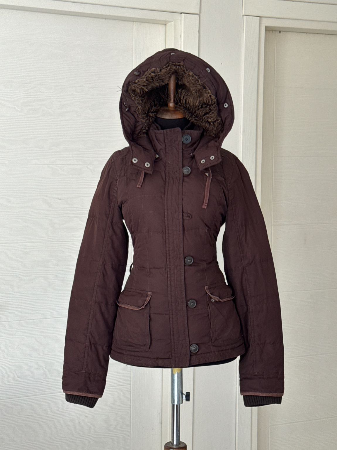 Abercrombie furr fitted kahve mont — görsel 4/16