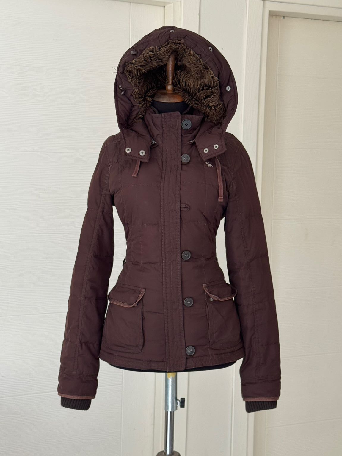 Abercrombie furr fitted kahve mont — görsel 16/16