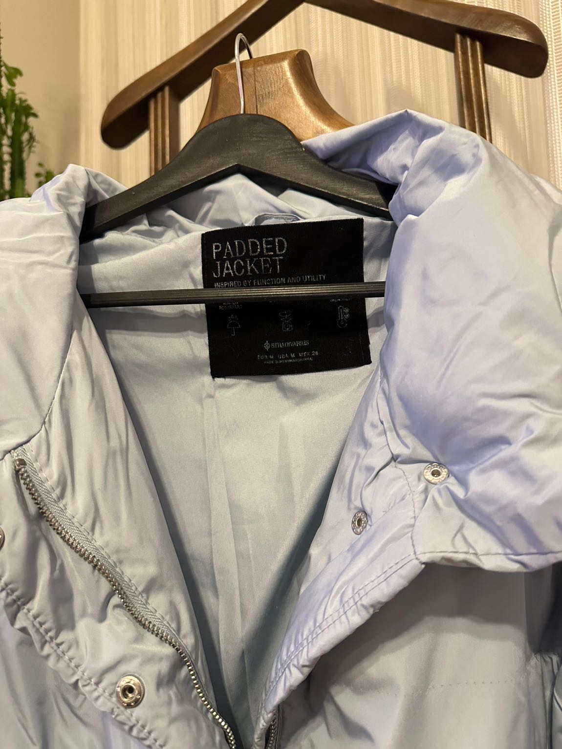 Stradivarius mavi Oversize Şişme mont — görsel 2/5