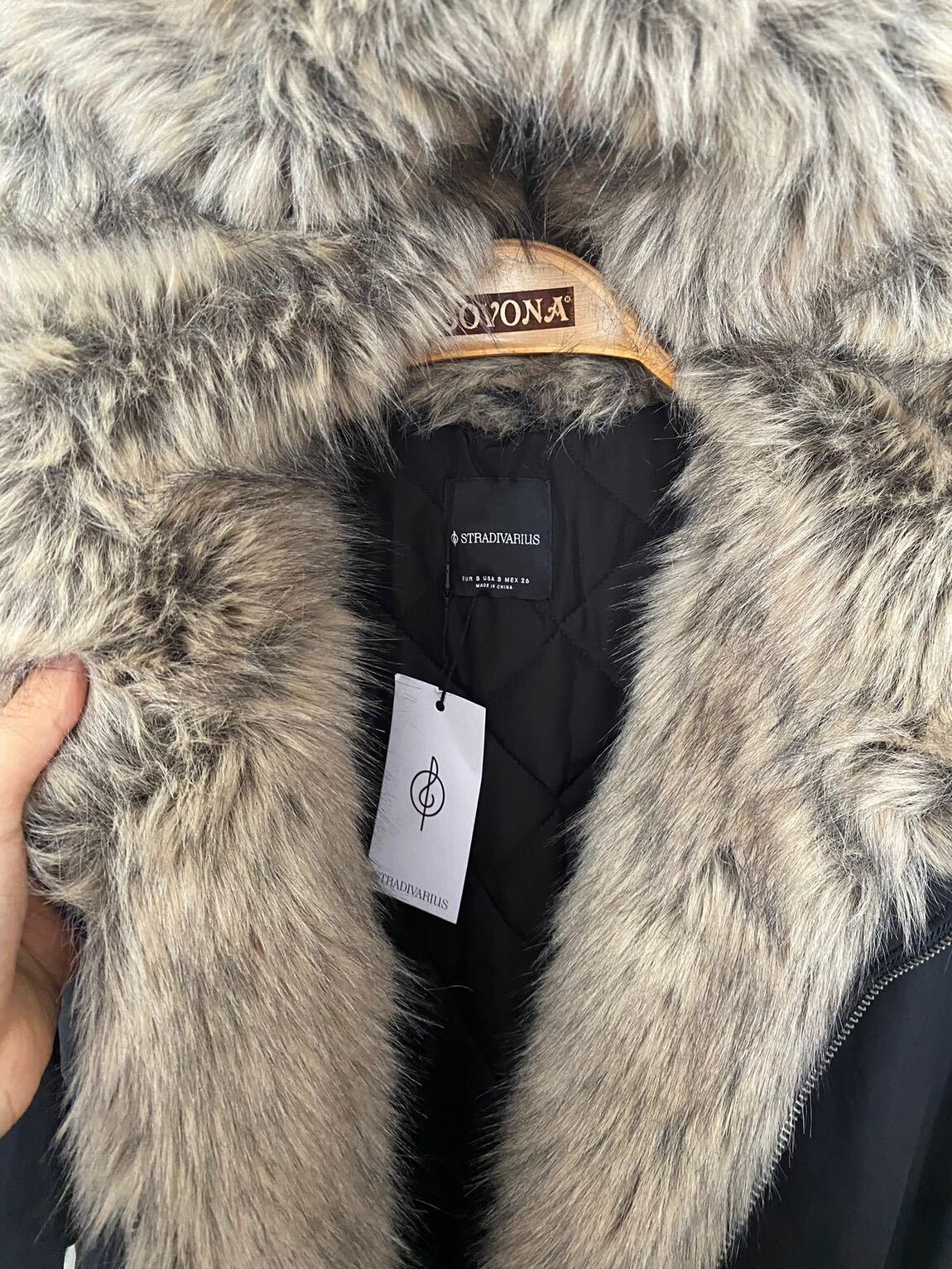 Stradivarius kür klü Mont — görsel 3/11