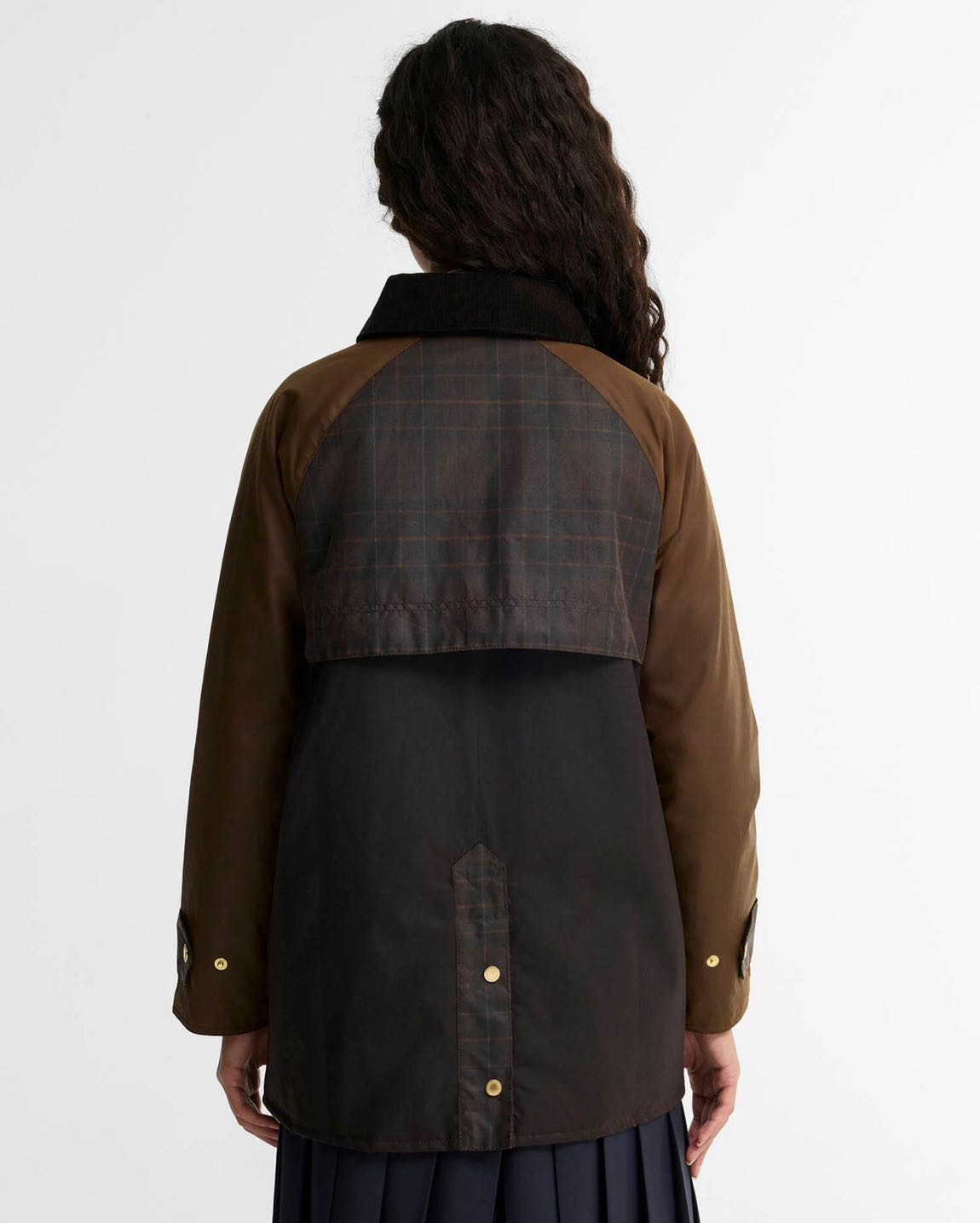 Barbour Felton Checked Waxed Ceket — görsel 3/6