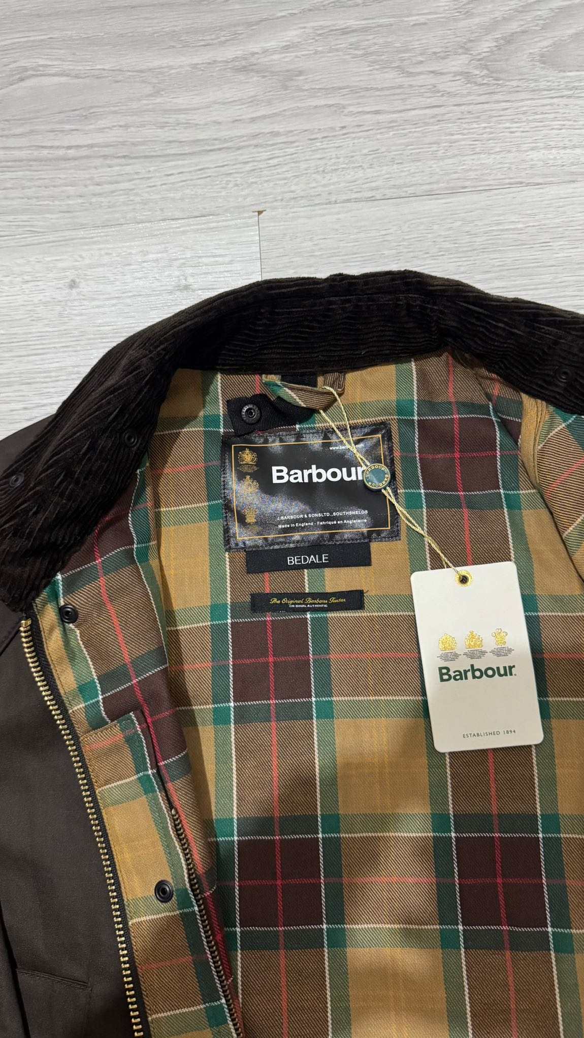 Barbour Bedale Yağlı Ceket — görsel 6/9