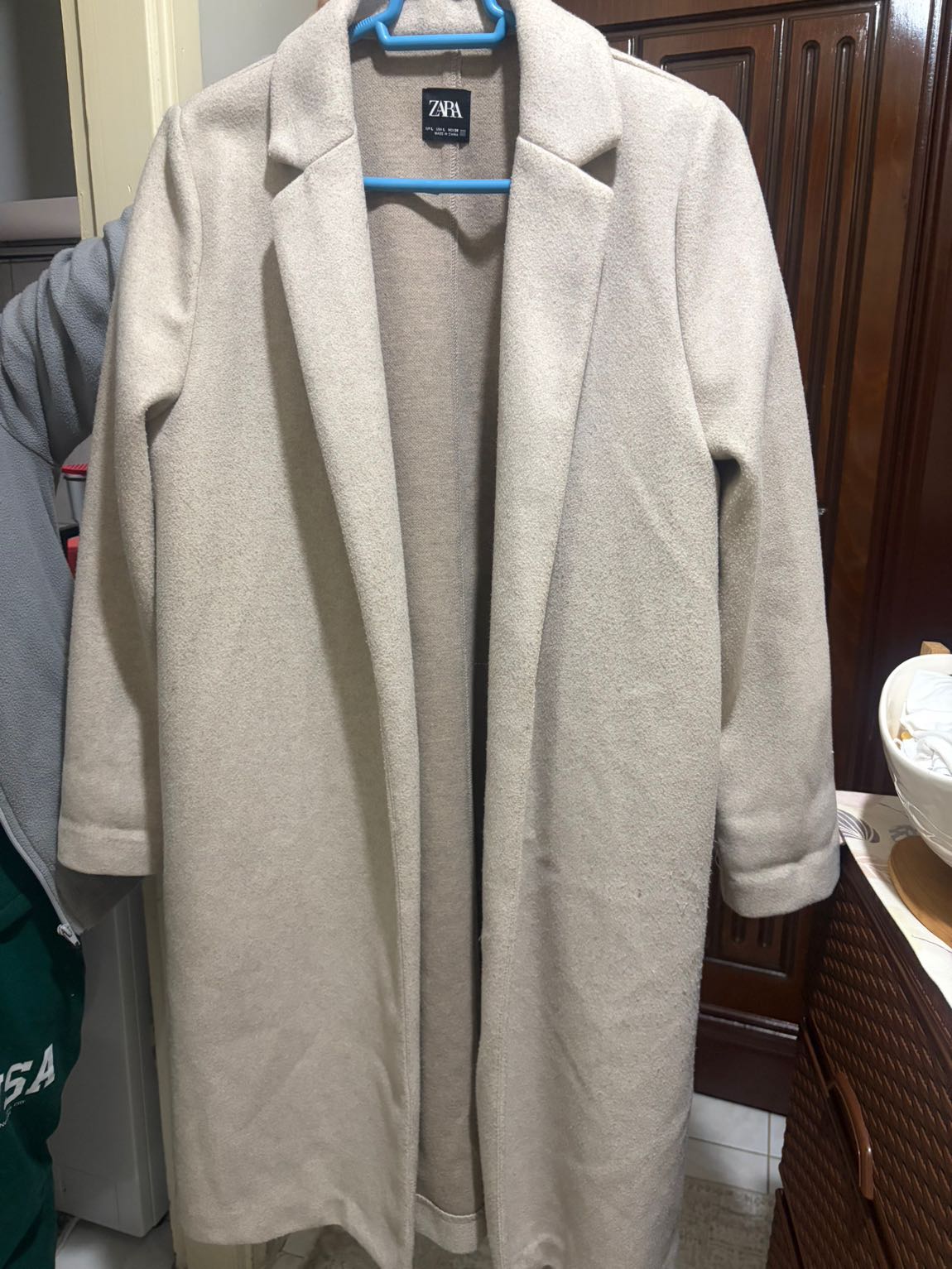 Zara Krem Palto — görsel 2/11
