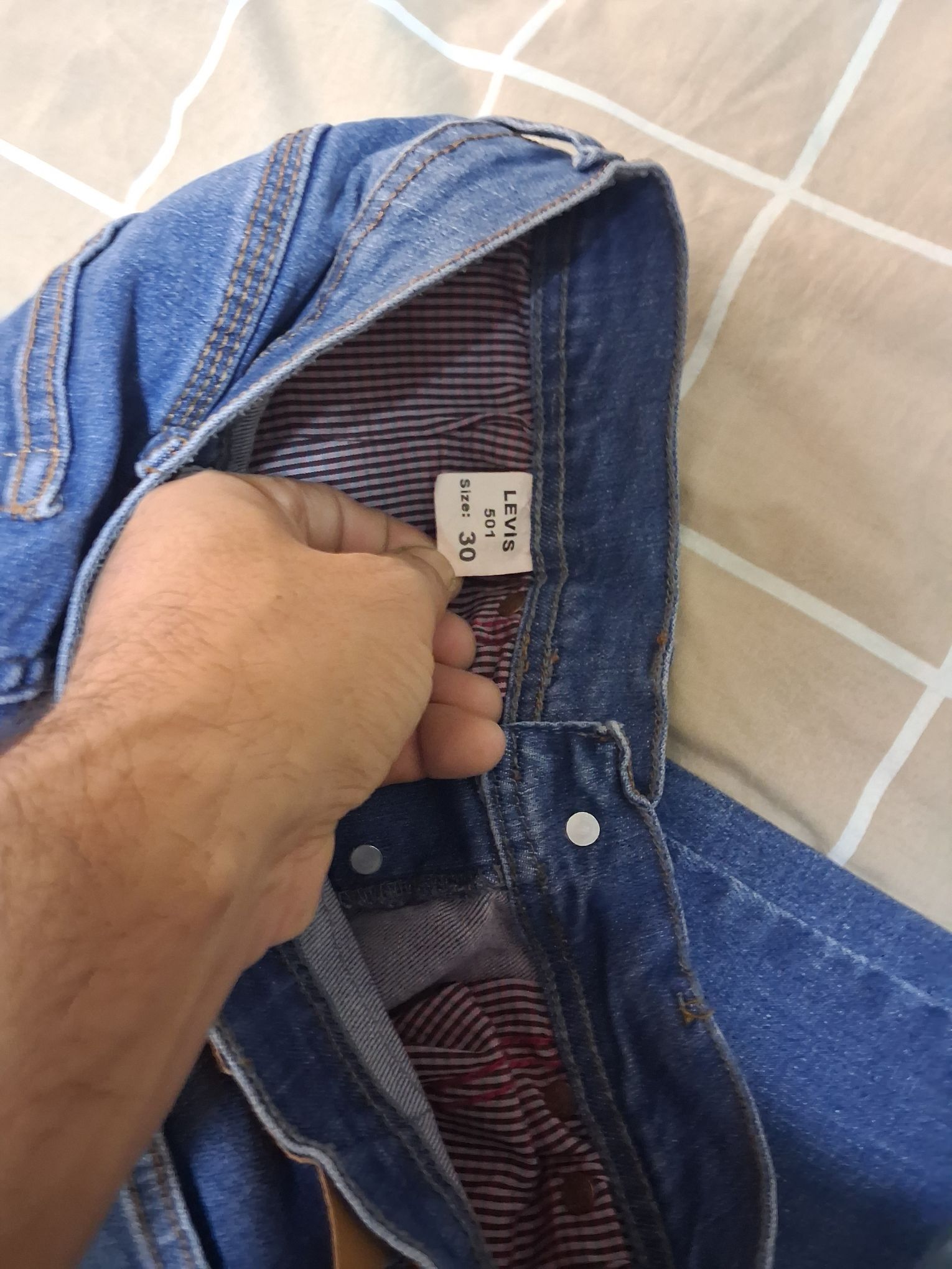 Levi's 501 Model Erkek Jeans / W30 — görsel 3/7