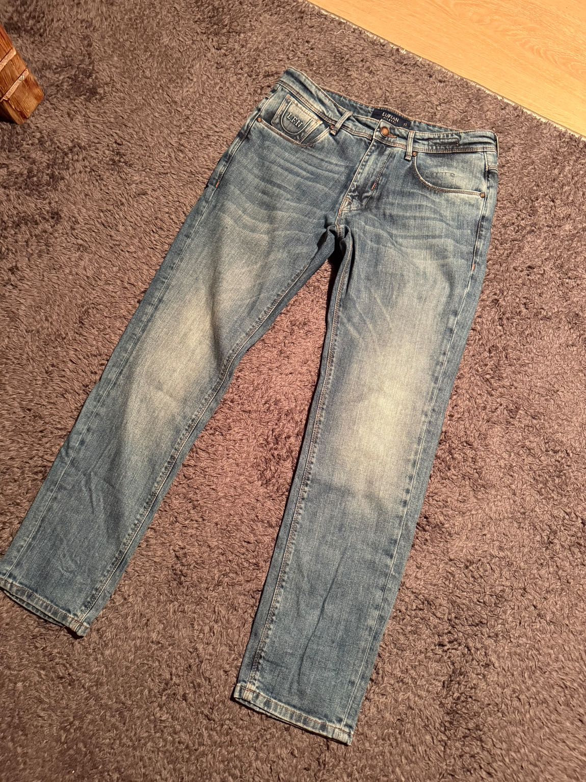 Vintage Lufian Mavi Jean Kot Pantolon — görsel 6/6