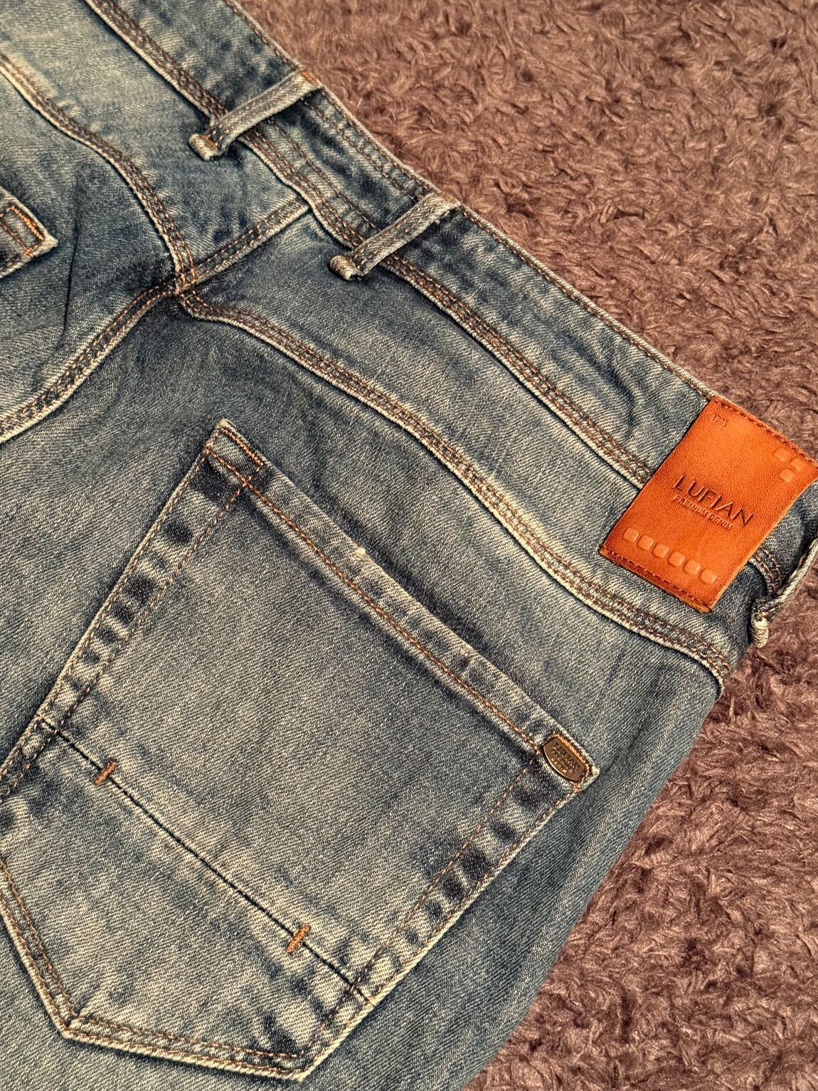 Vintage Lufian Mavi Jean Kot Pantolon — görsel 2/6