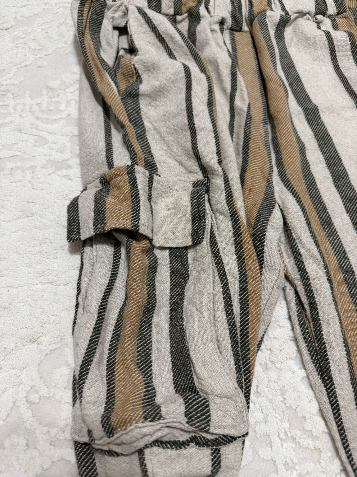 Çizgili Kargo Pantolon — görsel 3/4