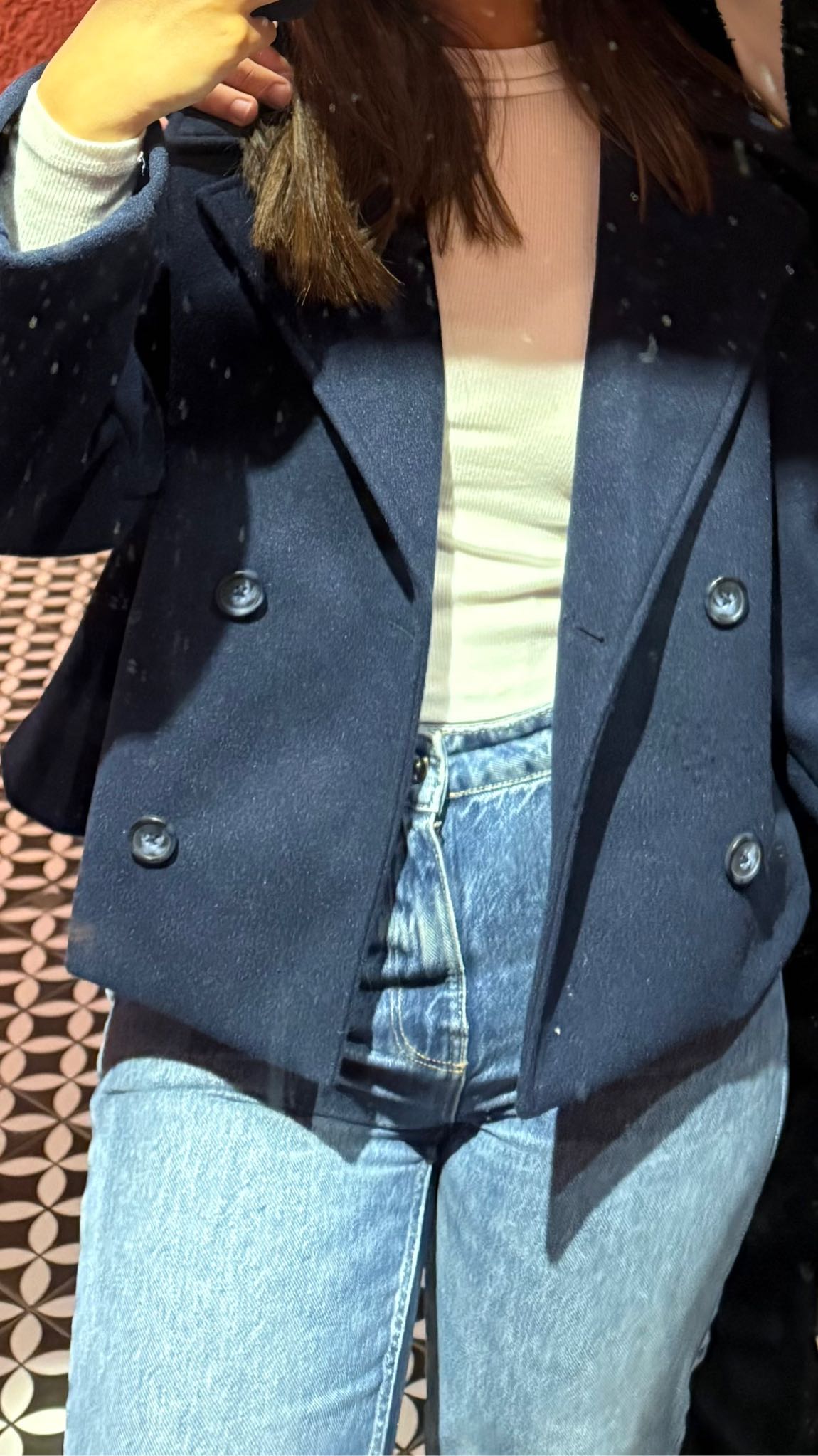 Zara koyu kot — görsel 3/8