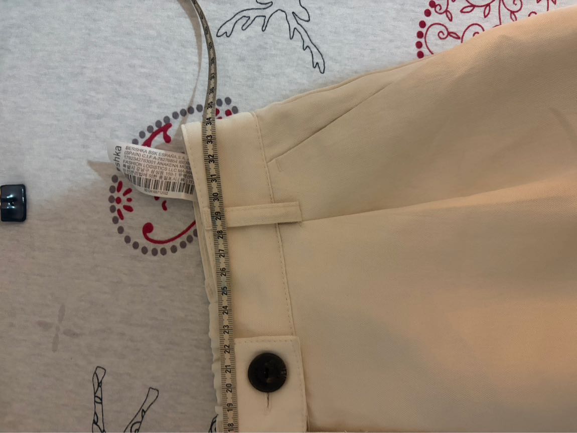 Kargo Cepli Bej Pantolon Bershka — görsel 9/11