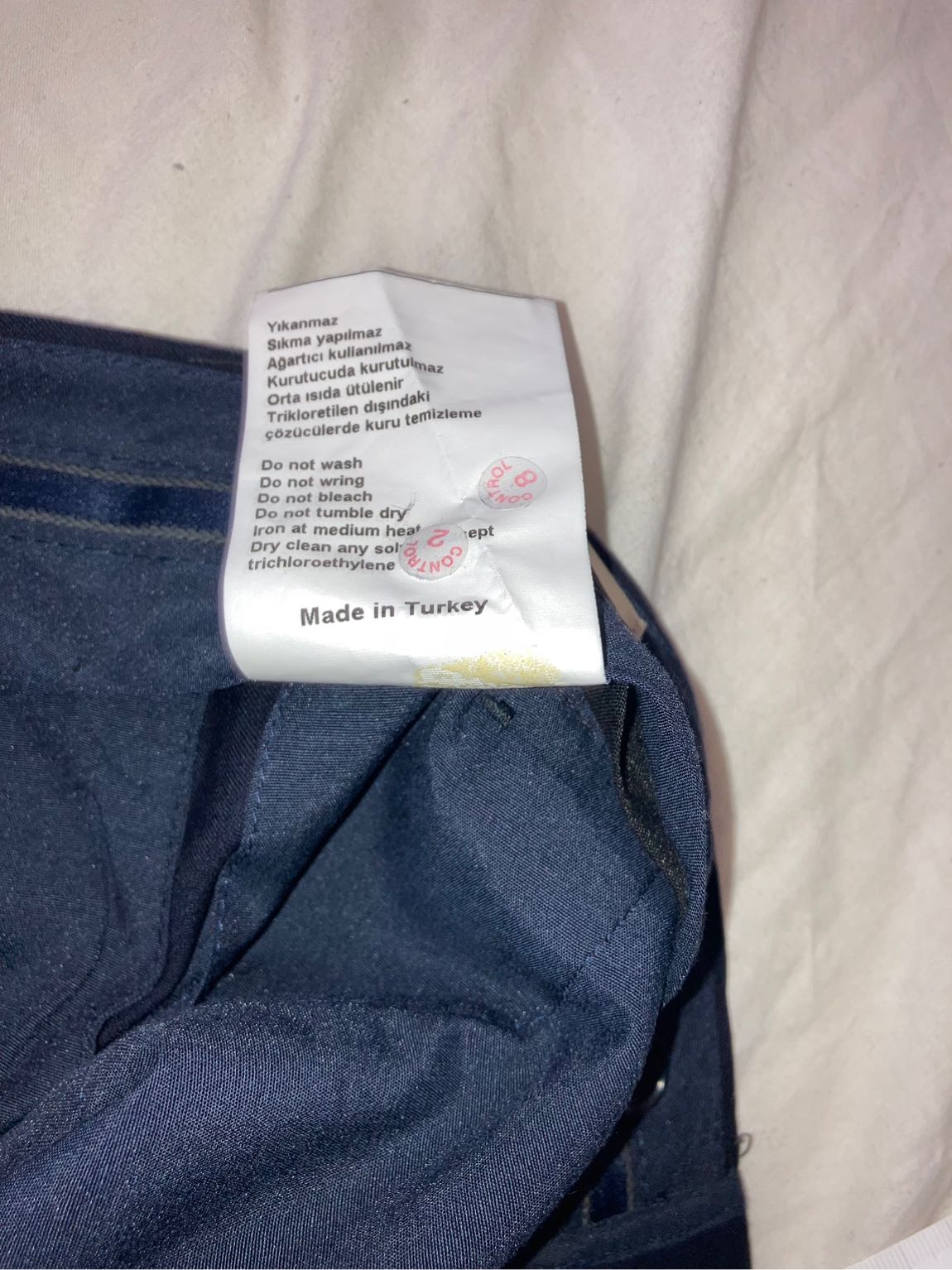BEYMEN Lacivert %100 Yün Pantolon — görsel 4/8