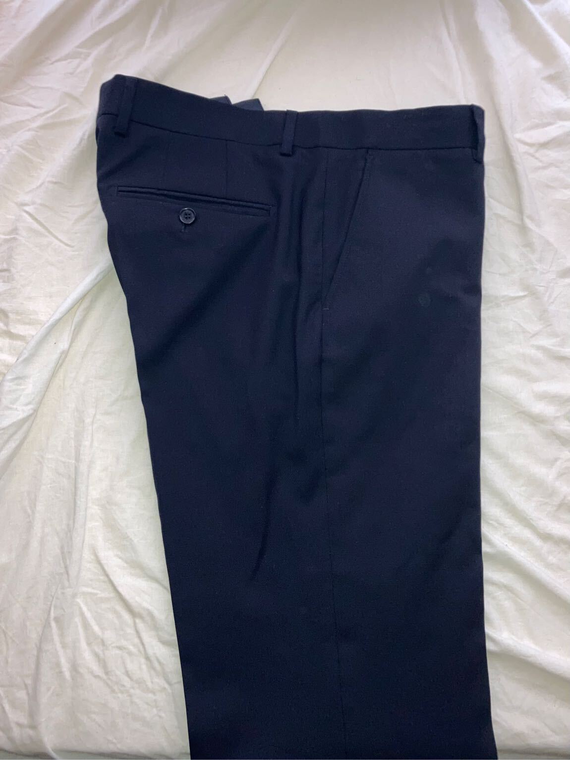 BEYMEN Lacivert %100 Yün Pantolon — görsel 2/8
