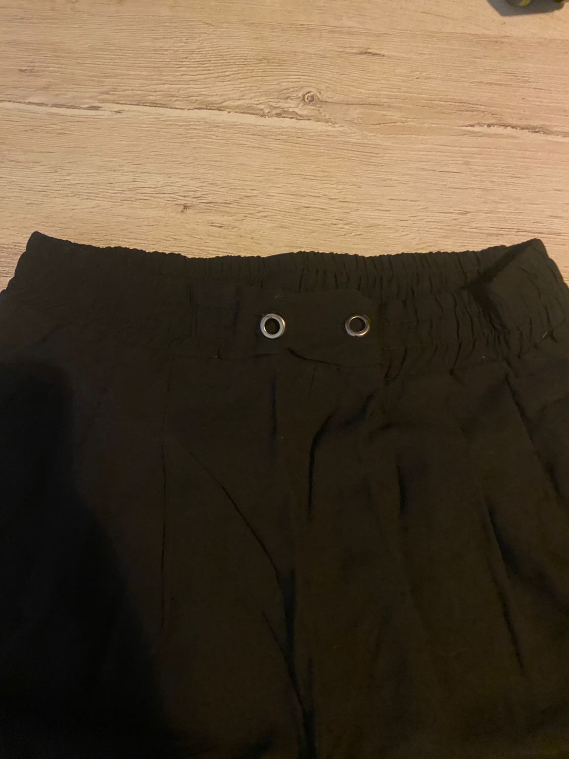 Siyah bol paça Pantolon — görsel 4/5