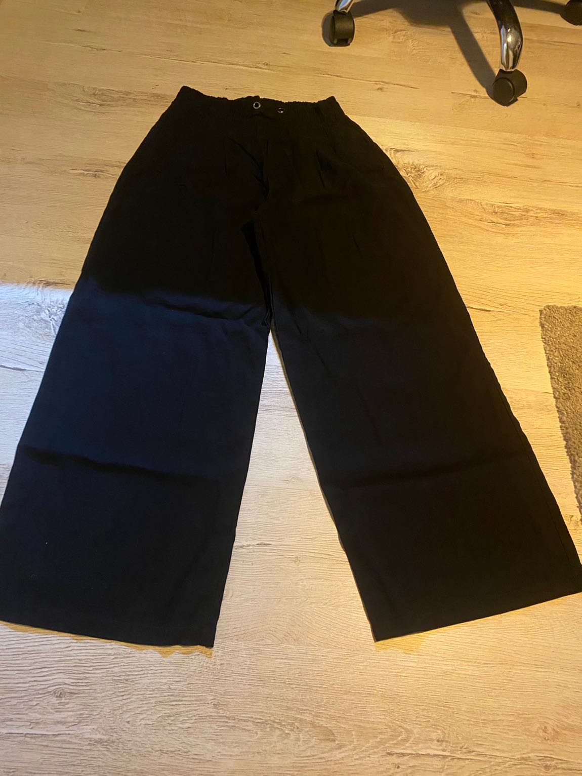 Siyah bol paça Pantolon — görsel 2/5