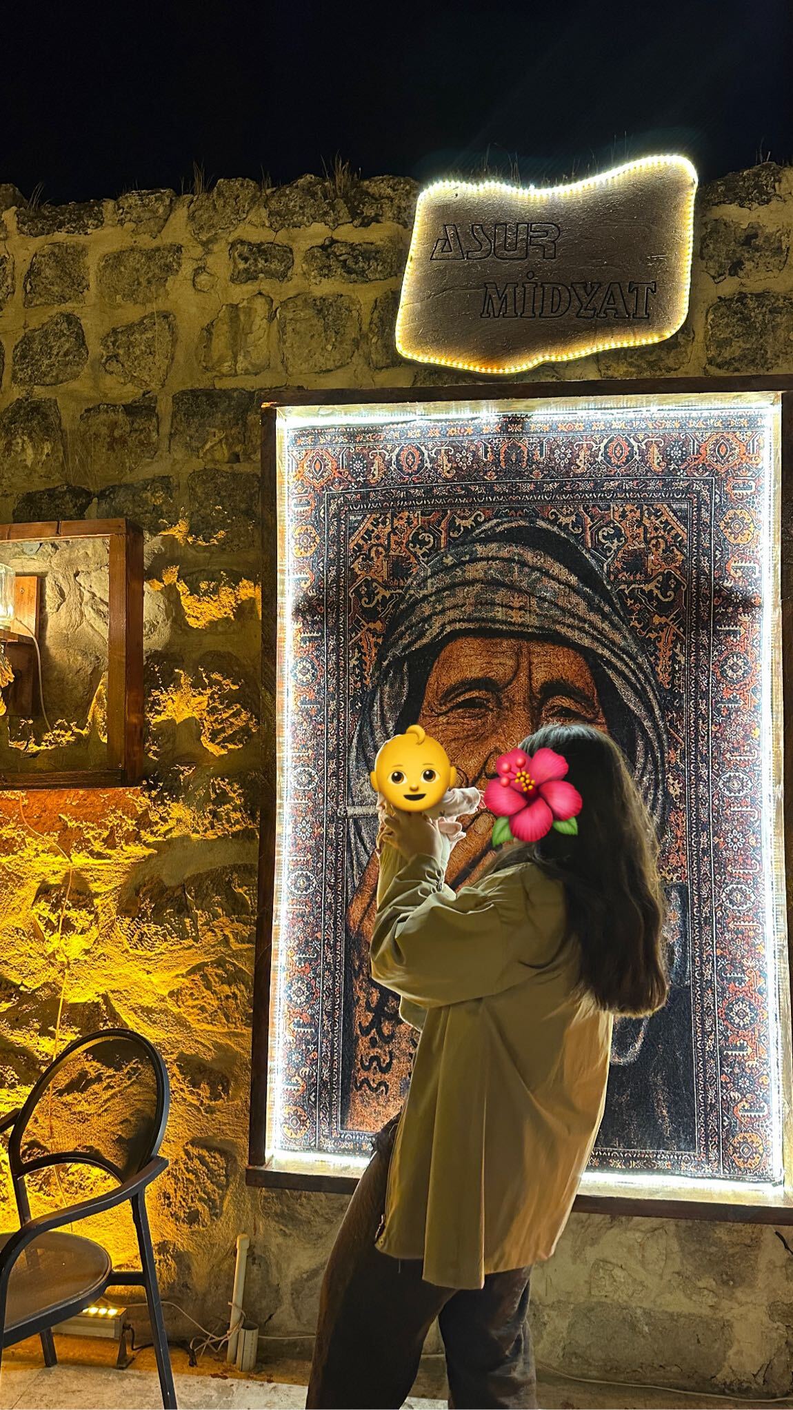Ahel marka taş Detaylı yağmurluk ceket — görsel 8/8