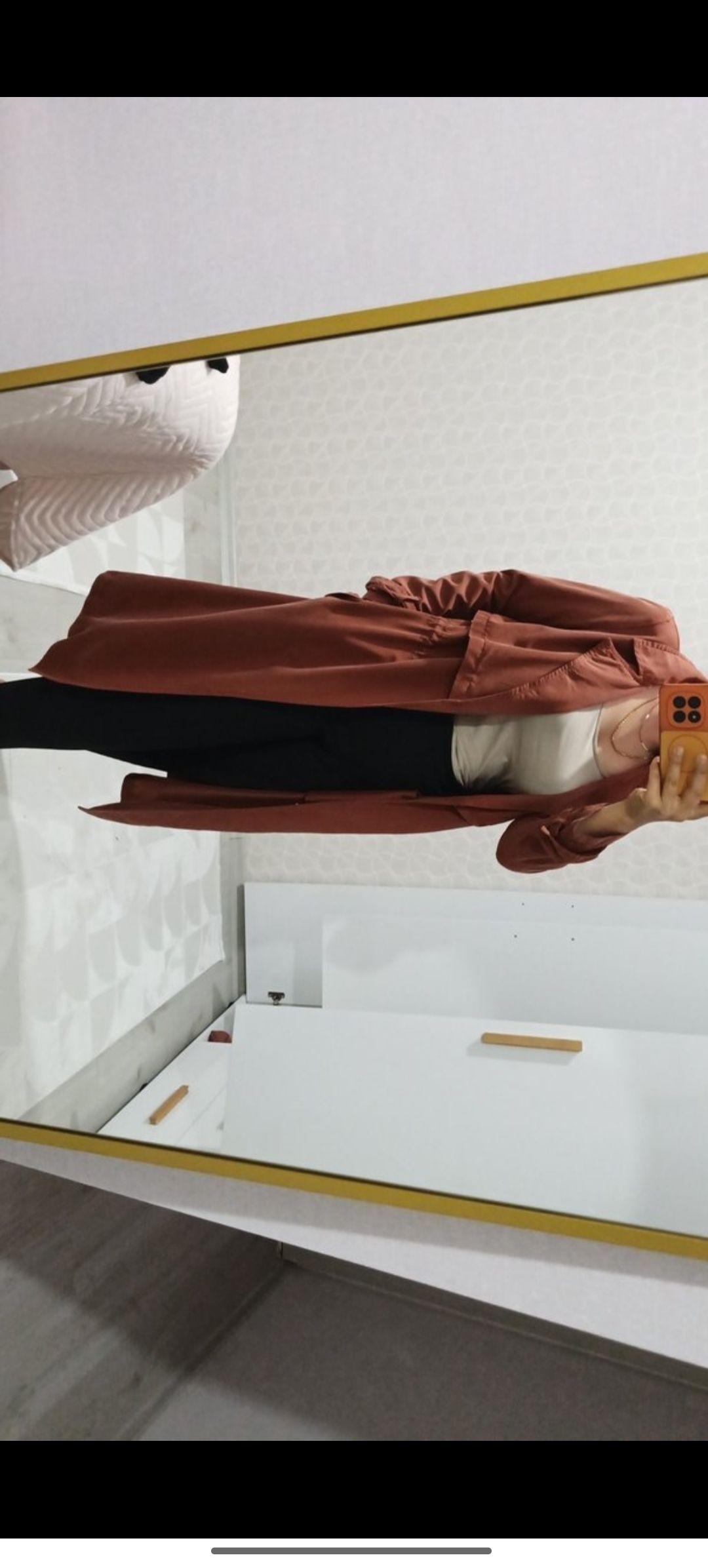 mango marka xs Taba Trençkot — görsel 3/11