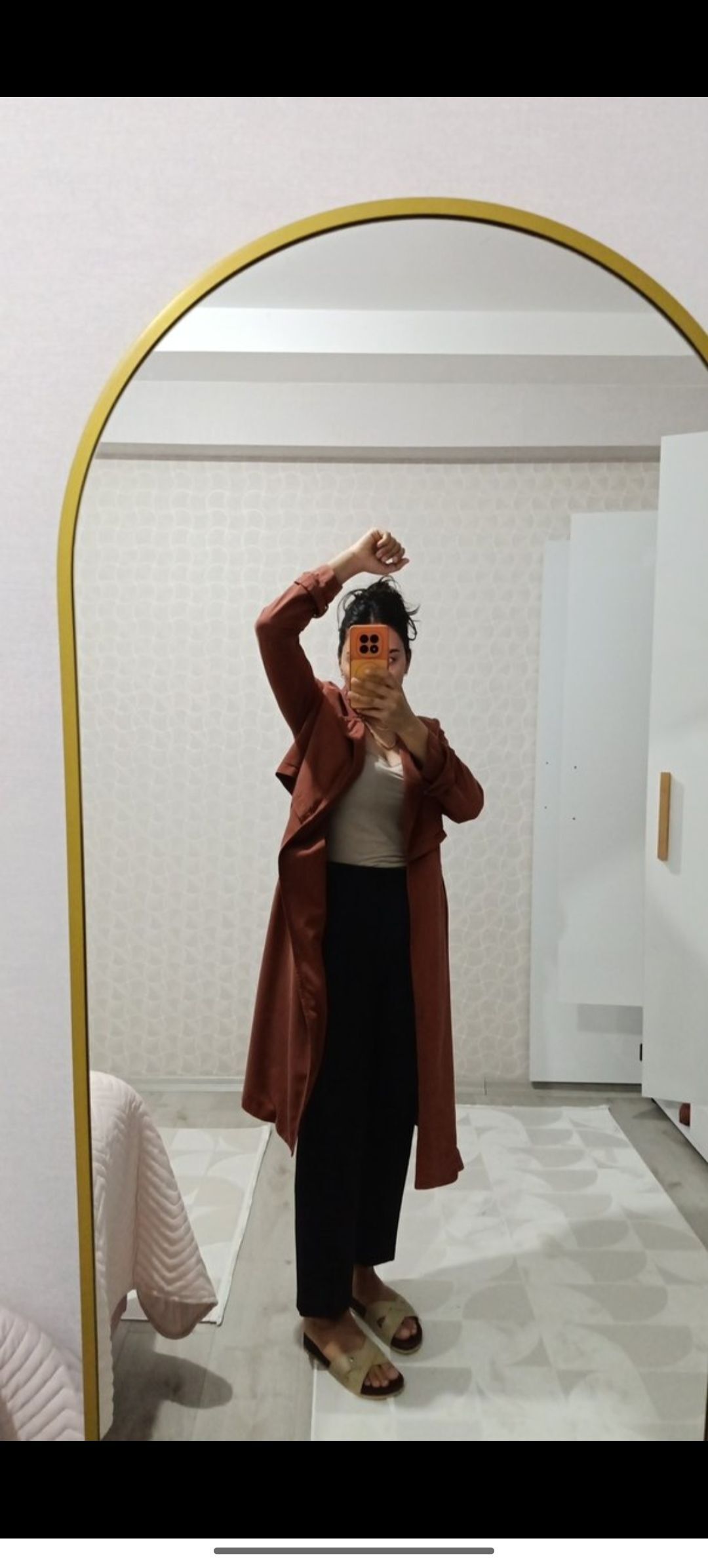 mango marka xs Taba Trençkot — görsel 11/11