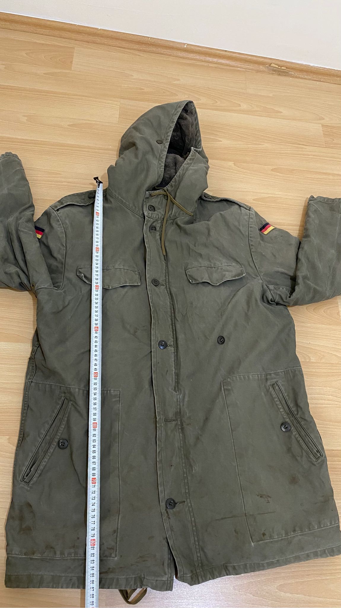 Alman ordu Parka kapüşonlu — görsel 10/14