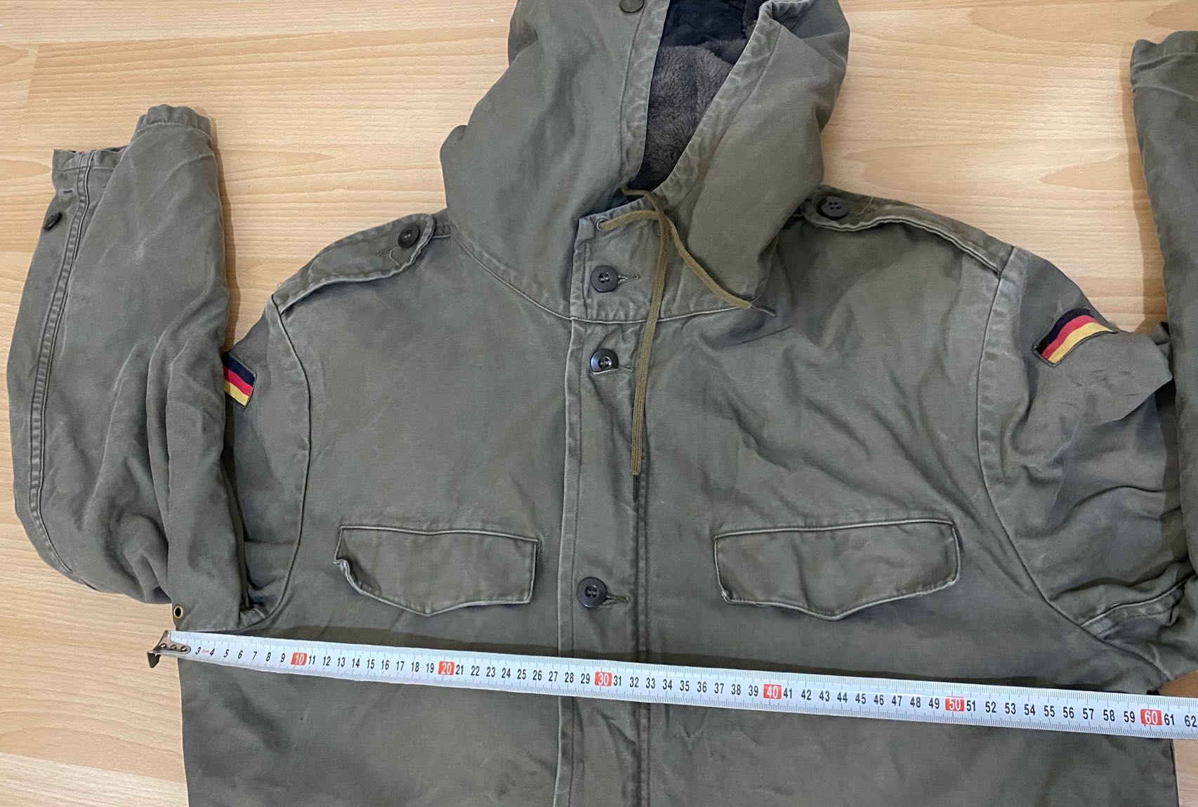 Alman ordu Parka kapüşonlu — görsel 11/14