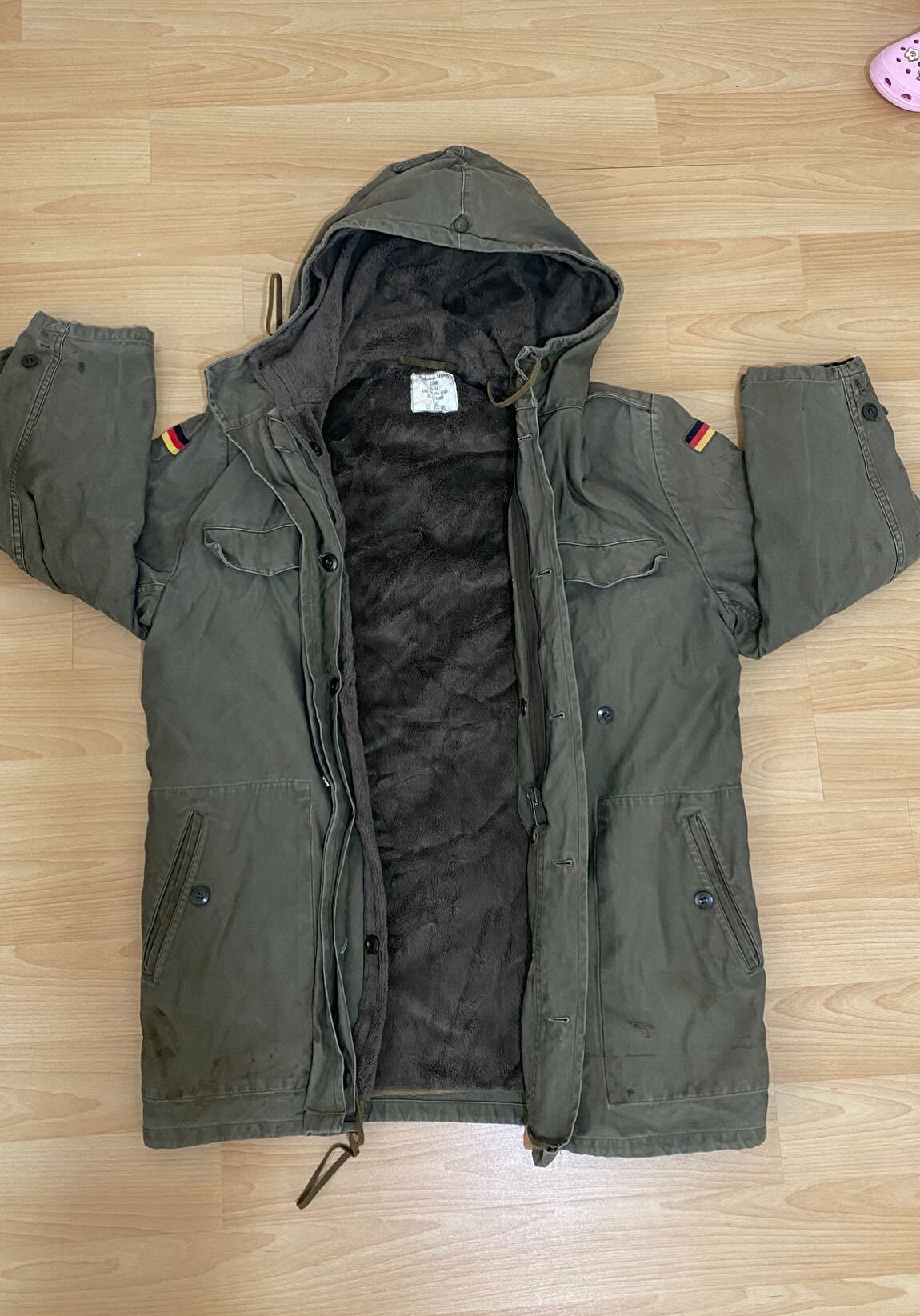 Alman ordu Parka kapüşonlu — görsel 7/14