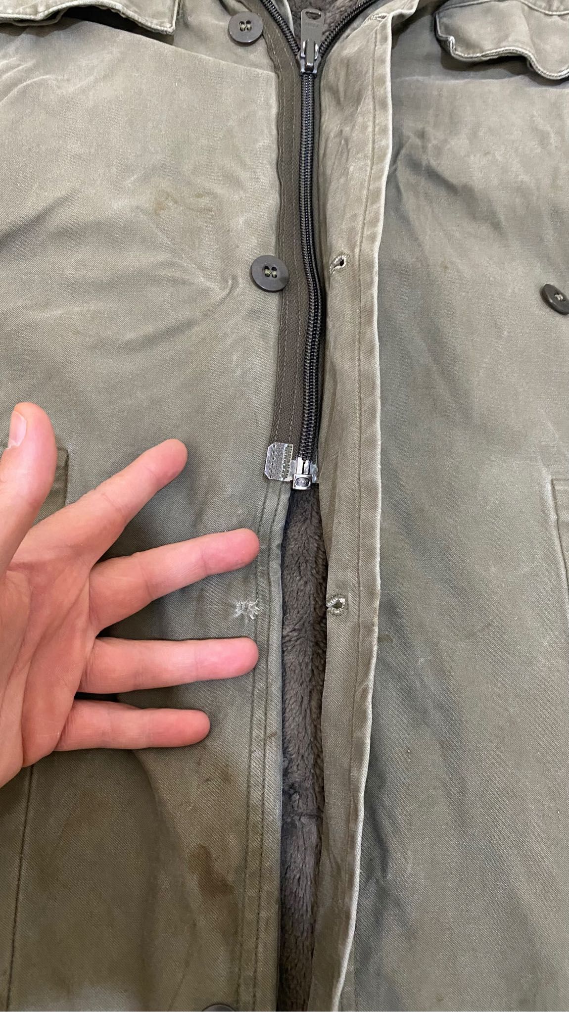Alman ordu Parka kapüşonlu — görsel 13/14