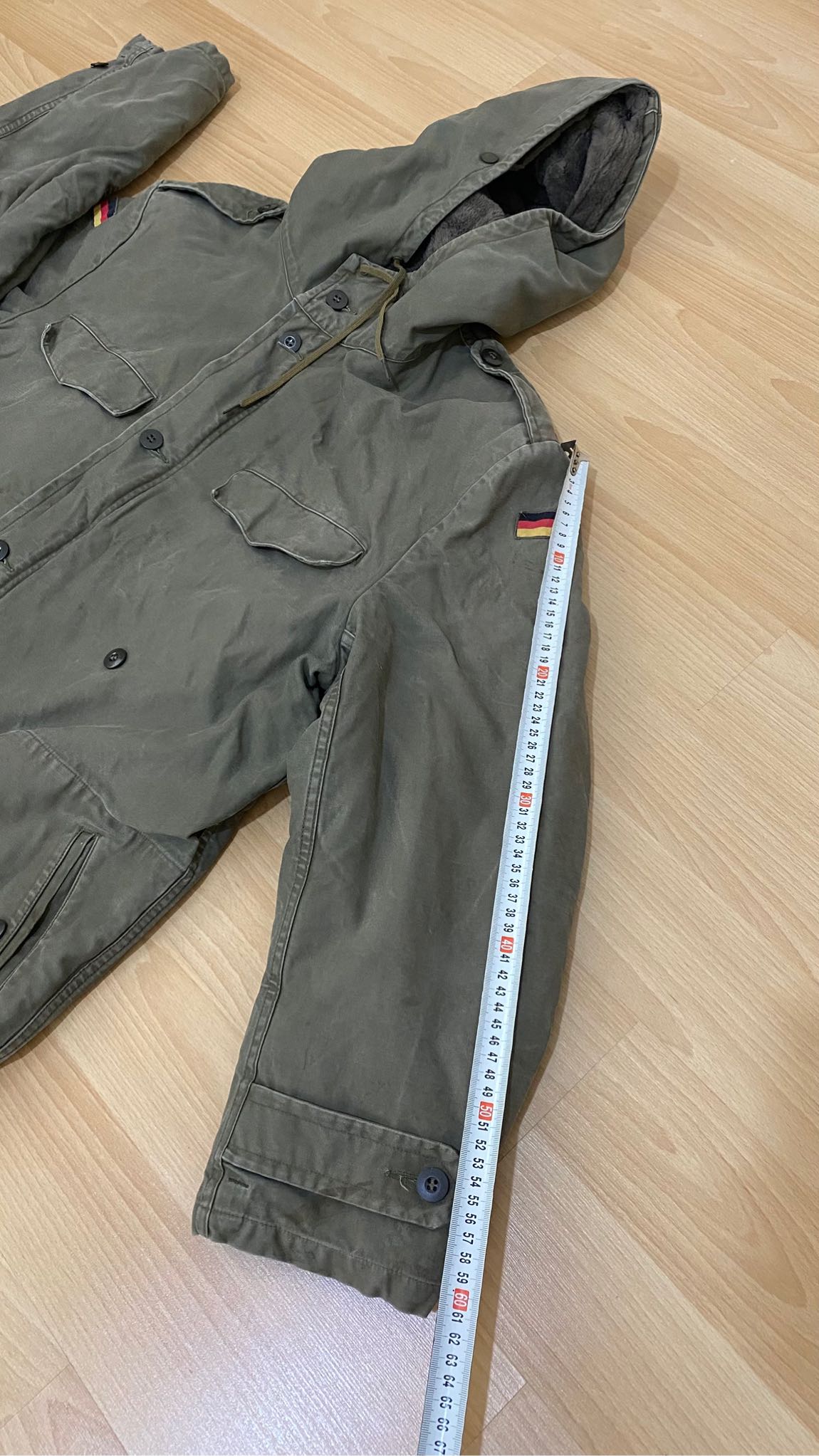 Alman ordu Parka kapüşonlu — görsel 12/14