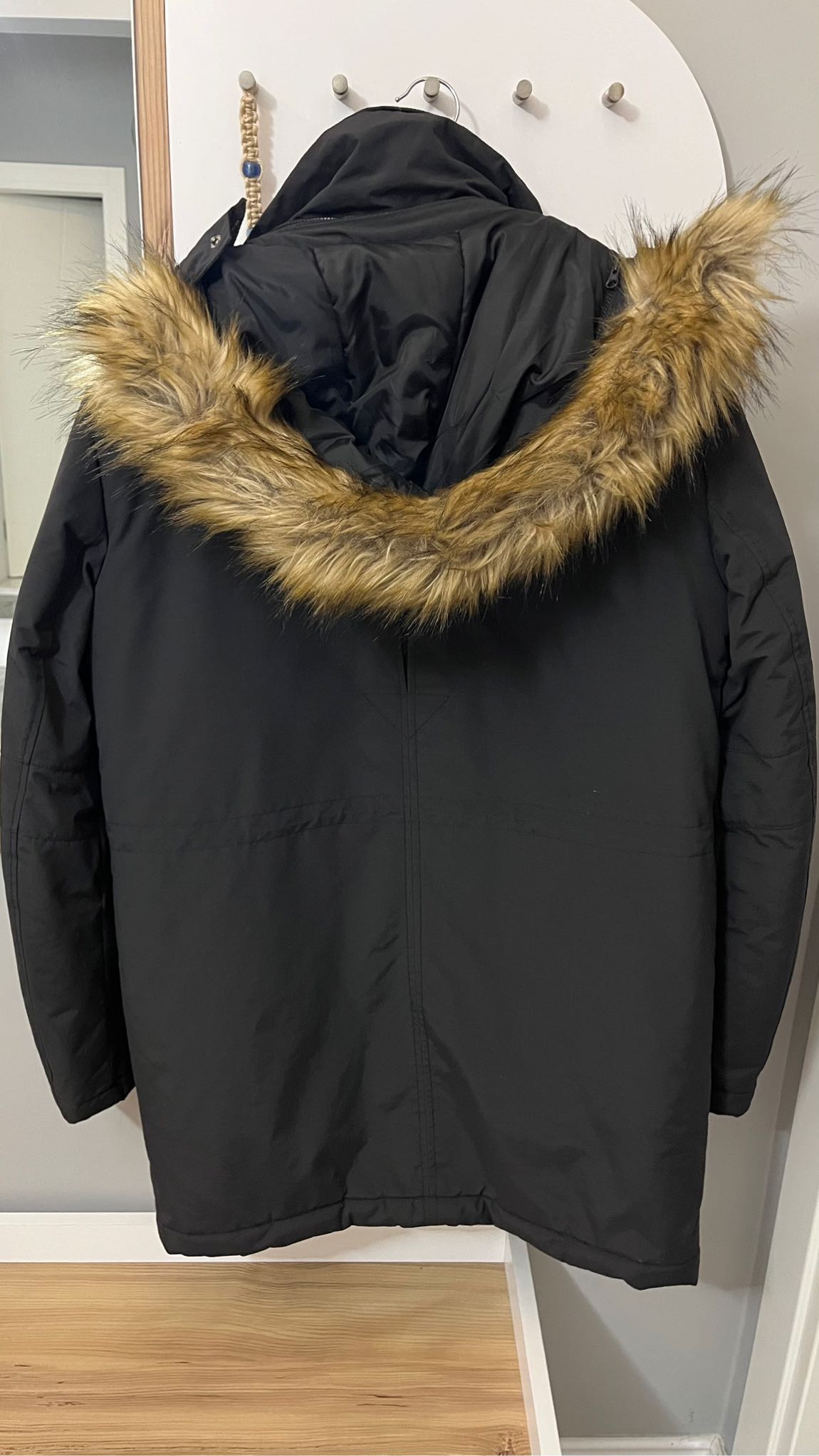 Erkek Koyu Gri Parka — görsel 3/6