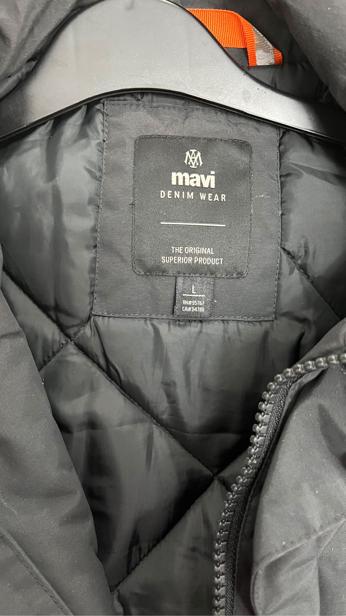 Erkek Koyu Gri Parka — görsel 6/6