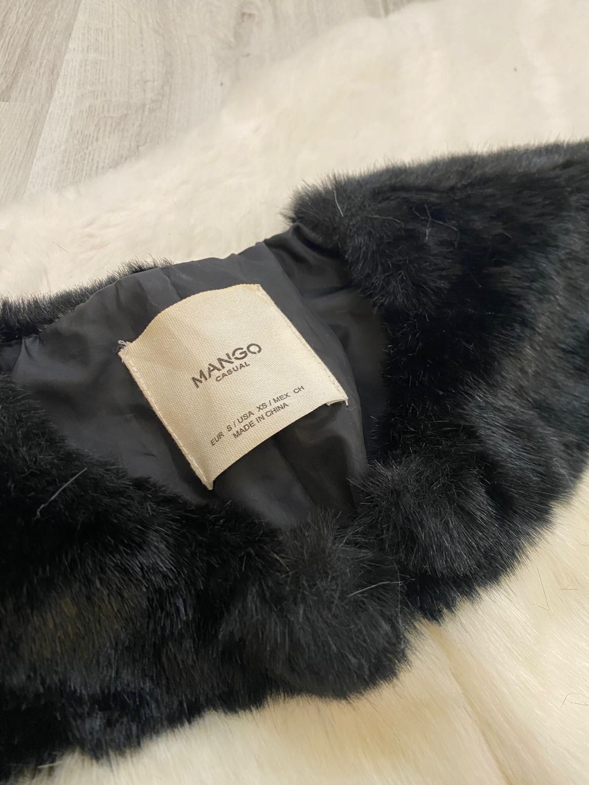 Çizgili Peluş  Ceket — görsel 4/4