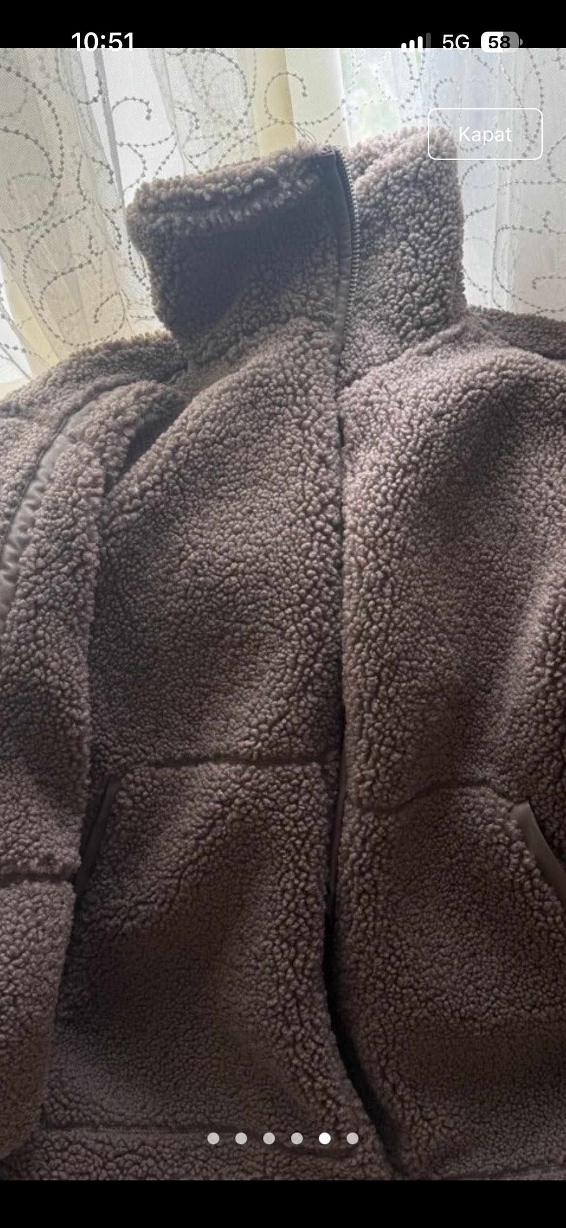 H&M Peluş mont — görsel 3/5