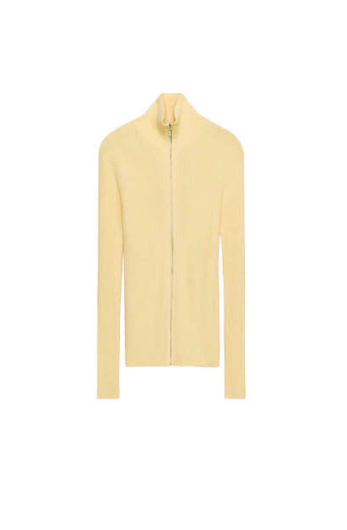 Zara Sarı Fermuarlı Sweatshirt — görsel 2/8
