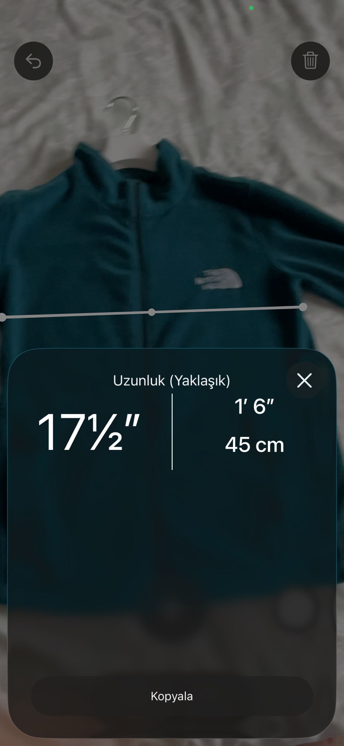 The North Face polar ceket — görsel 6/6