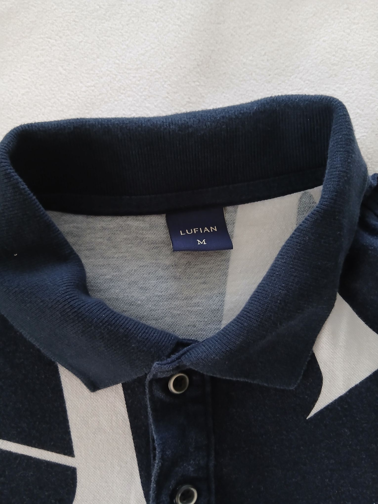 Lufian Lacivert Polo Yaka T-Shirt — görsel 2/3