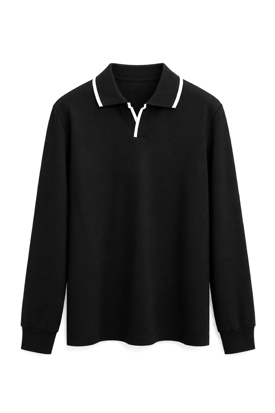 Siyah Polo Yaka Tişört — görsel 2/2