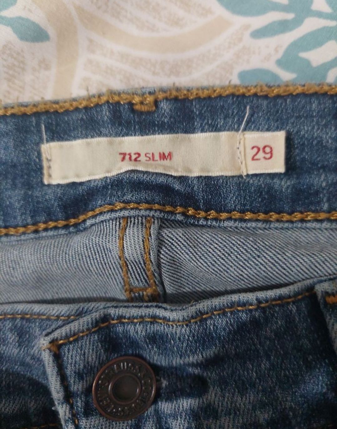 Levi's Kot Yüksek Bel Jean Şort — görsel 4/4