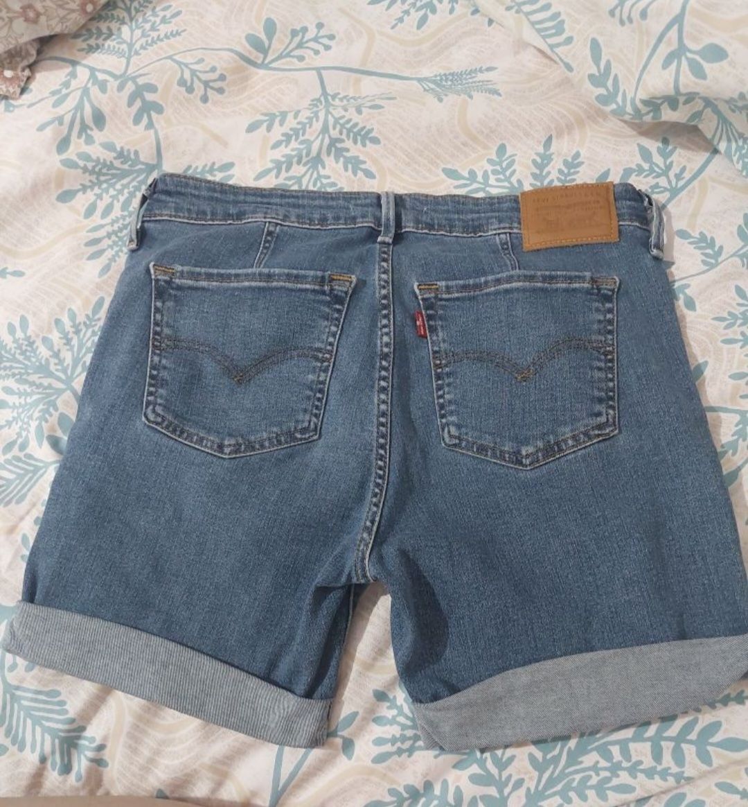 Levi's Kot Yüksek Bel Jean Şort — görsel 2/4