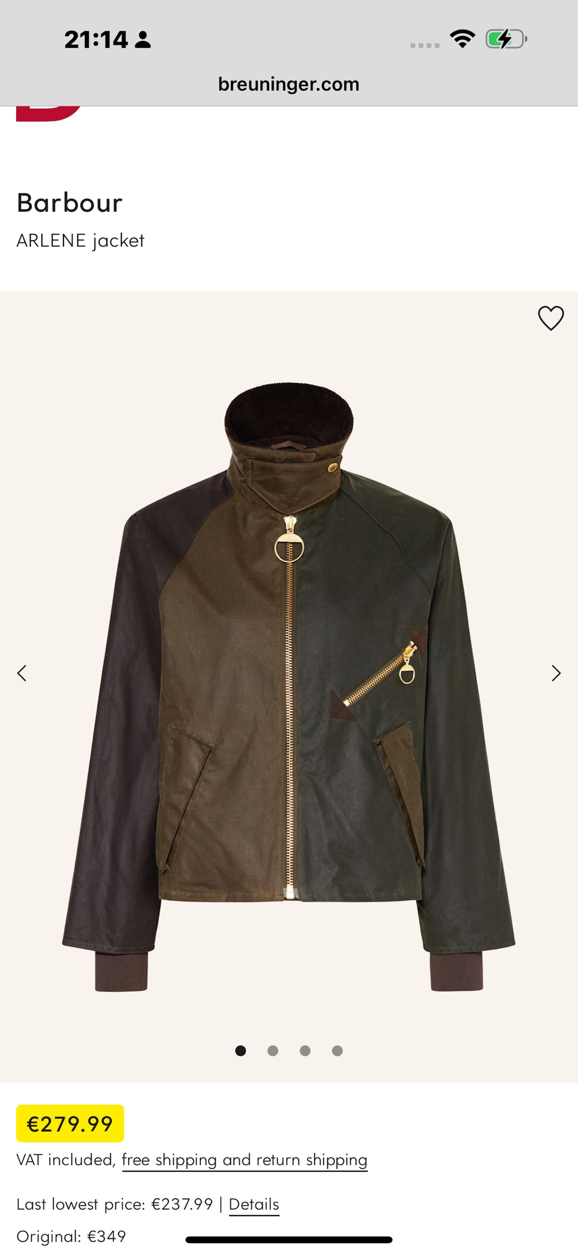 Orijinal barbour wax ceket — görsel 5/5