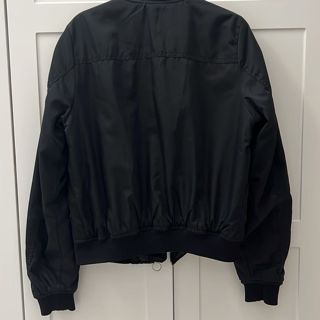 Pull&Bear Siyah Bomber Ceket — görsel 3/4
