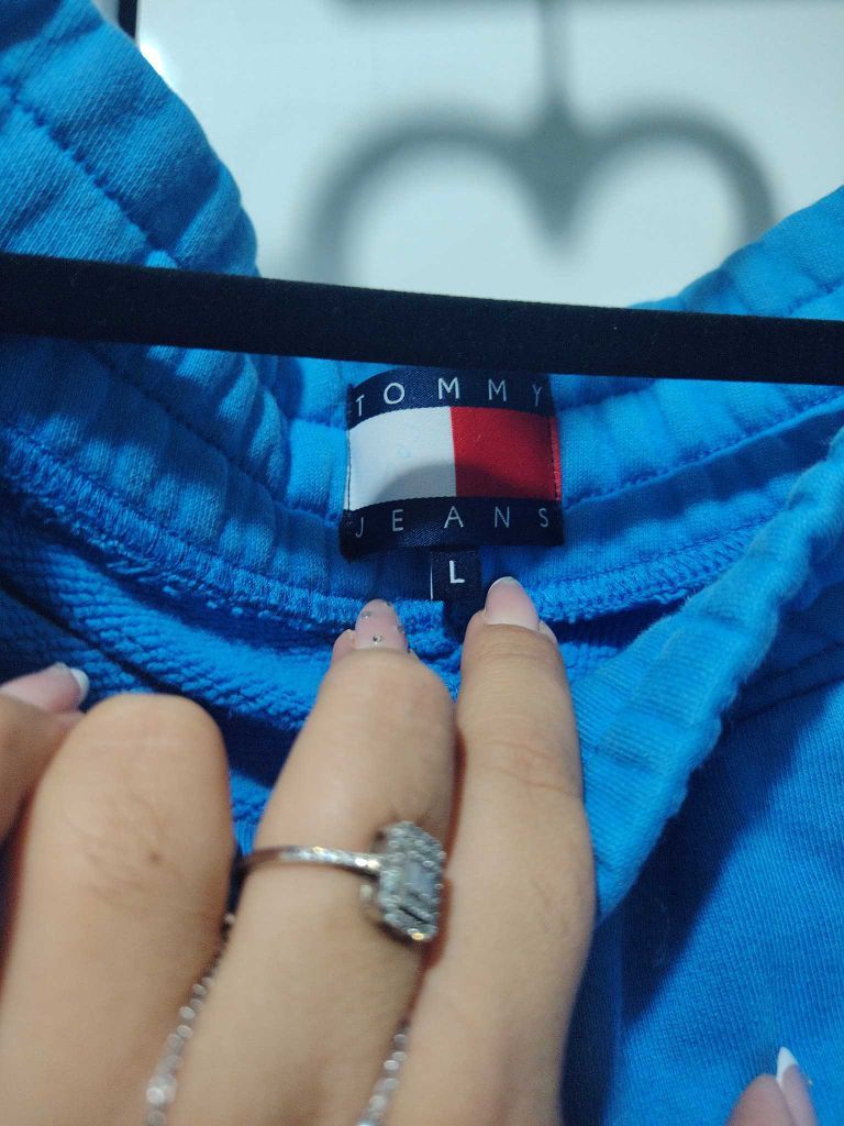 Tommy Jeans Mavi Sweatshirt — görsel 7/8