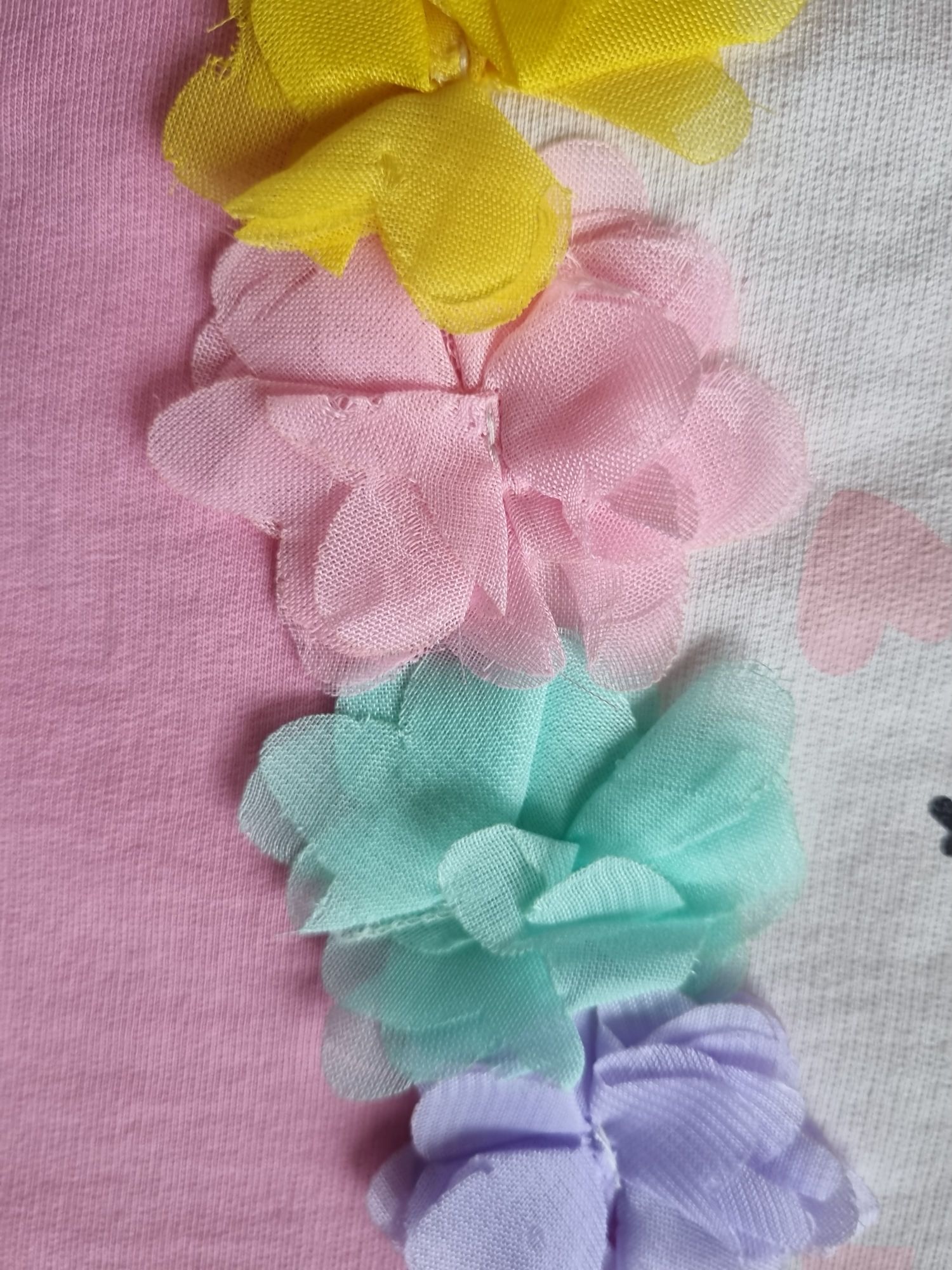 Pembe Unicorn Baskılı Sweatshirt — görsel 4/5