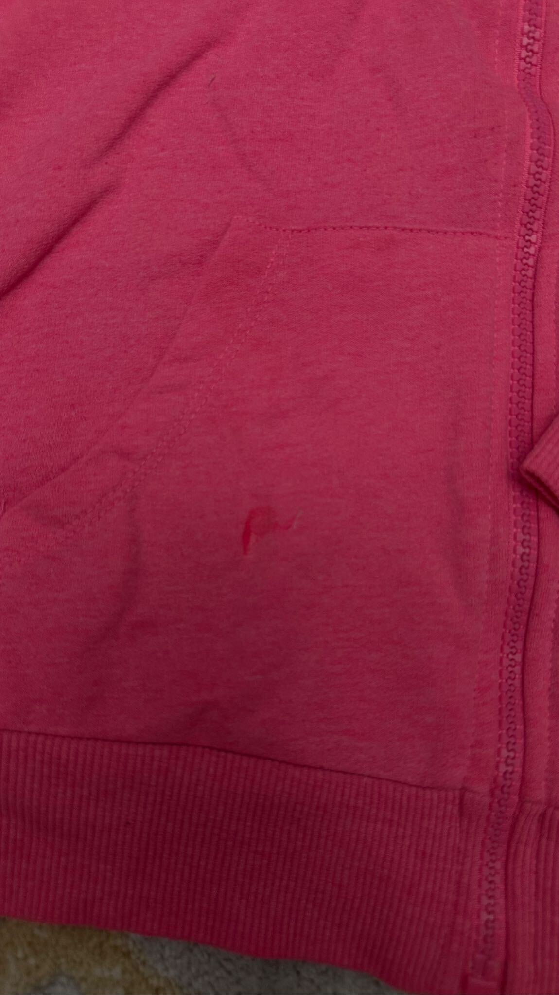 Pembe Kapüşonlu Sweatshirt Hırka — görsel 4/4