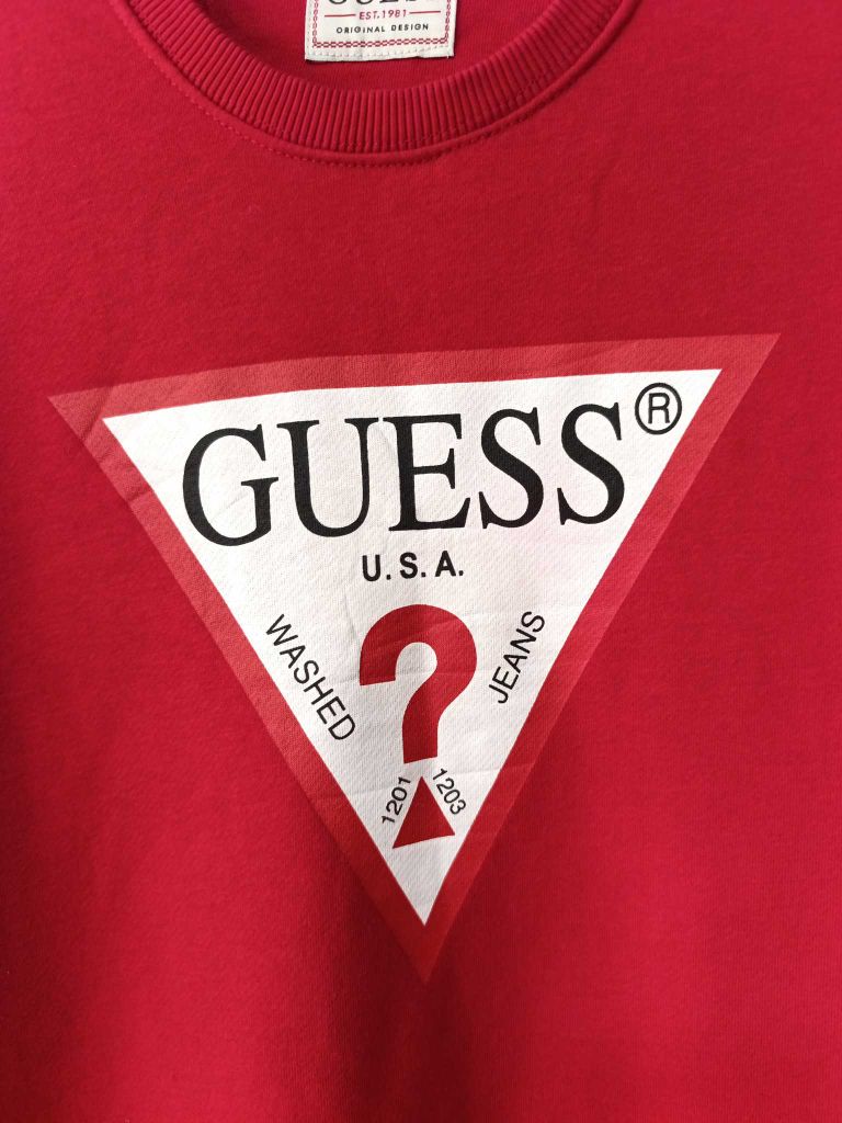 Guess Kırmızı Sweatshirt — görsel 3/11