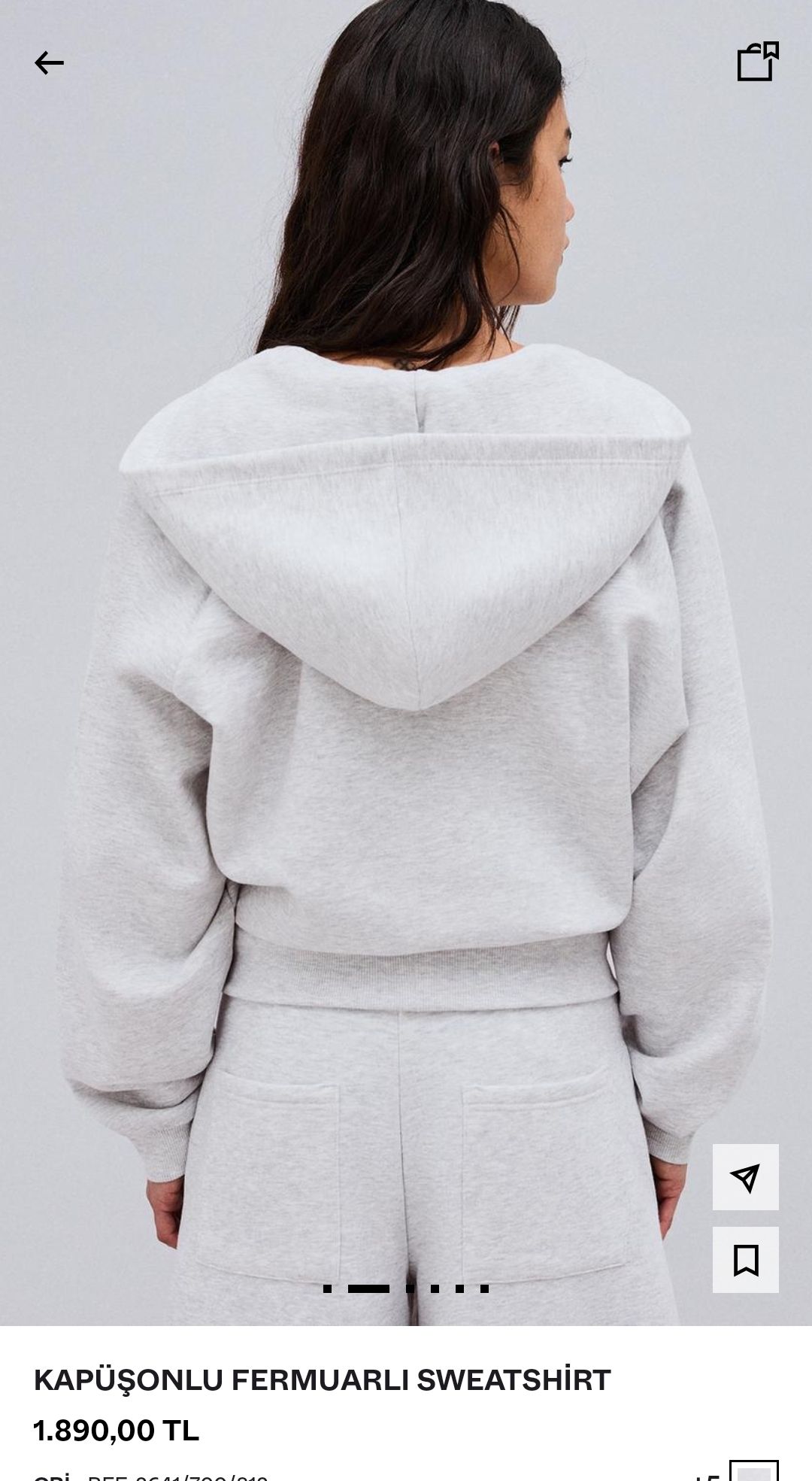 Bershka Kapüşonlu Sweatshirt — görsel 3/5