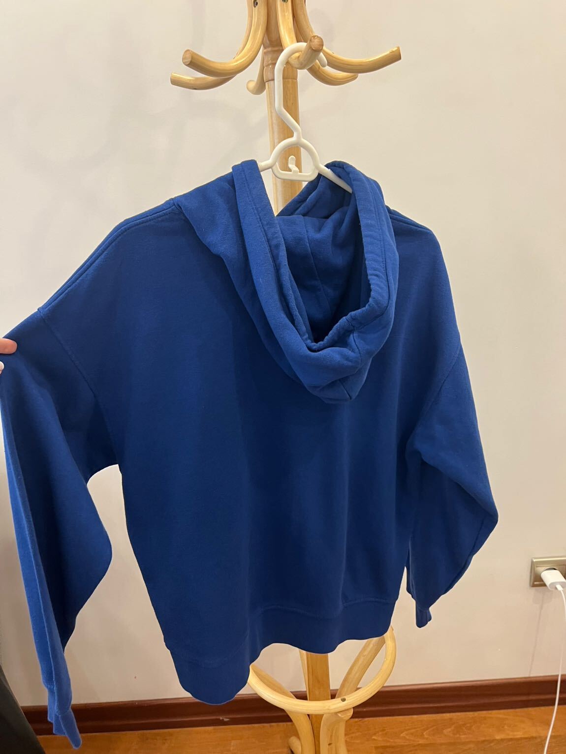 Mavi Kapüşonlu Sweatshirt ZARA — görsel 2/2