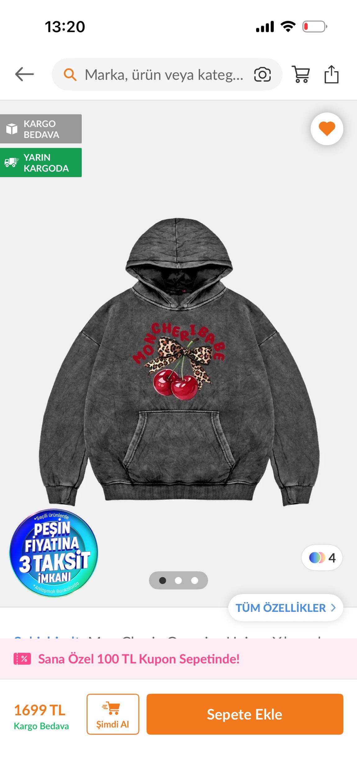 Zara Sweatshirt — görsel 2/2