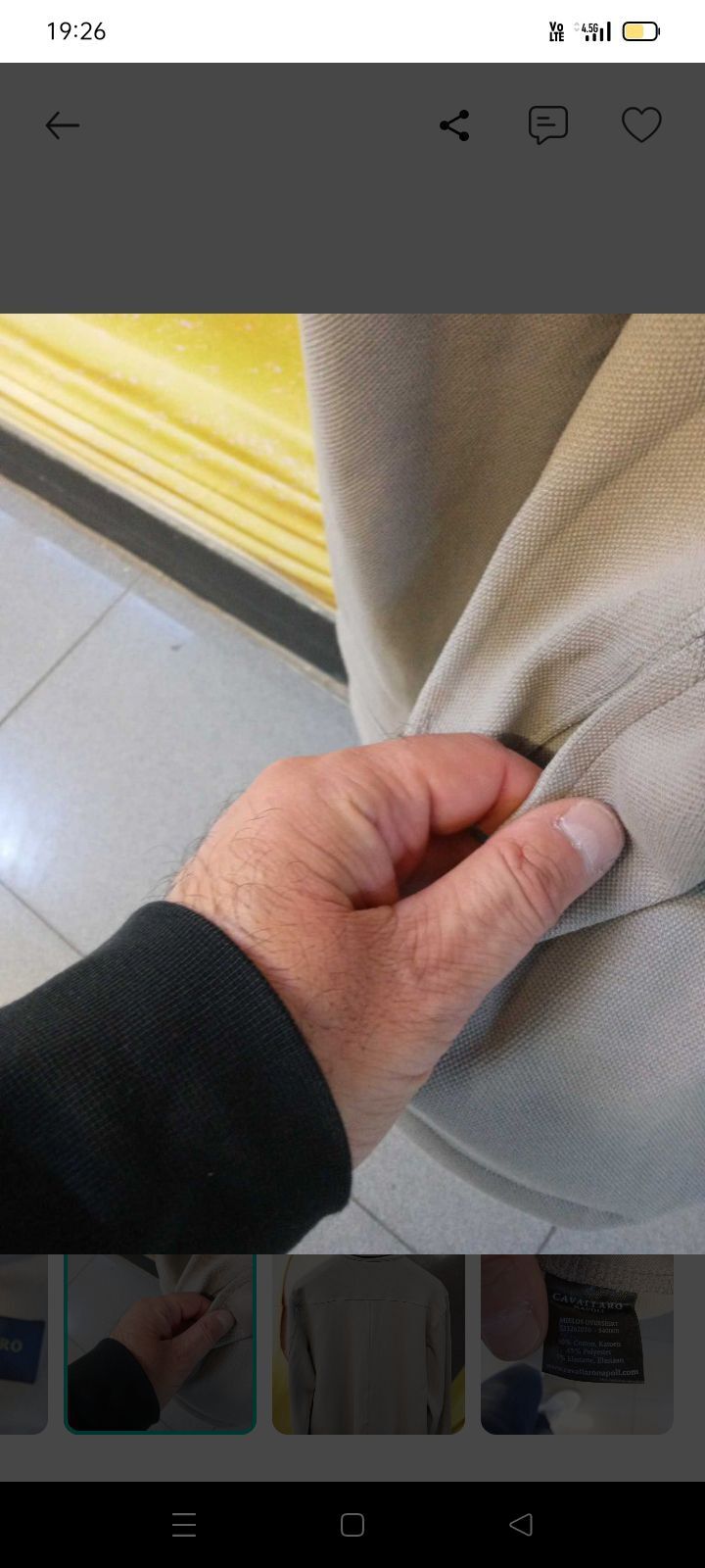 xl CAVALLARo Napoli oversize Polo sweats — görsel 10/12